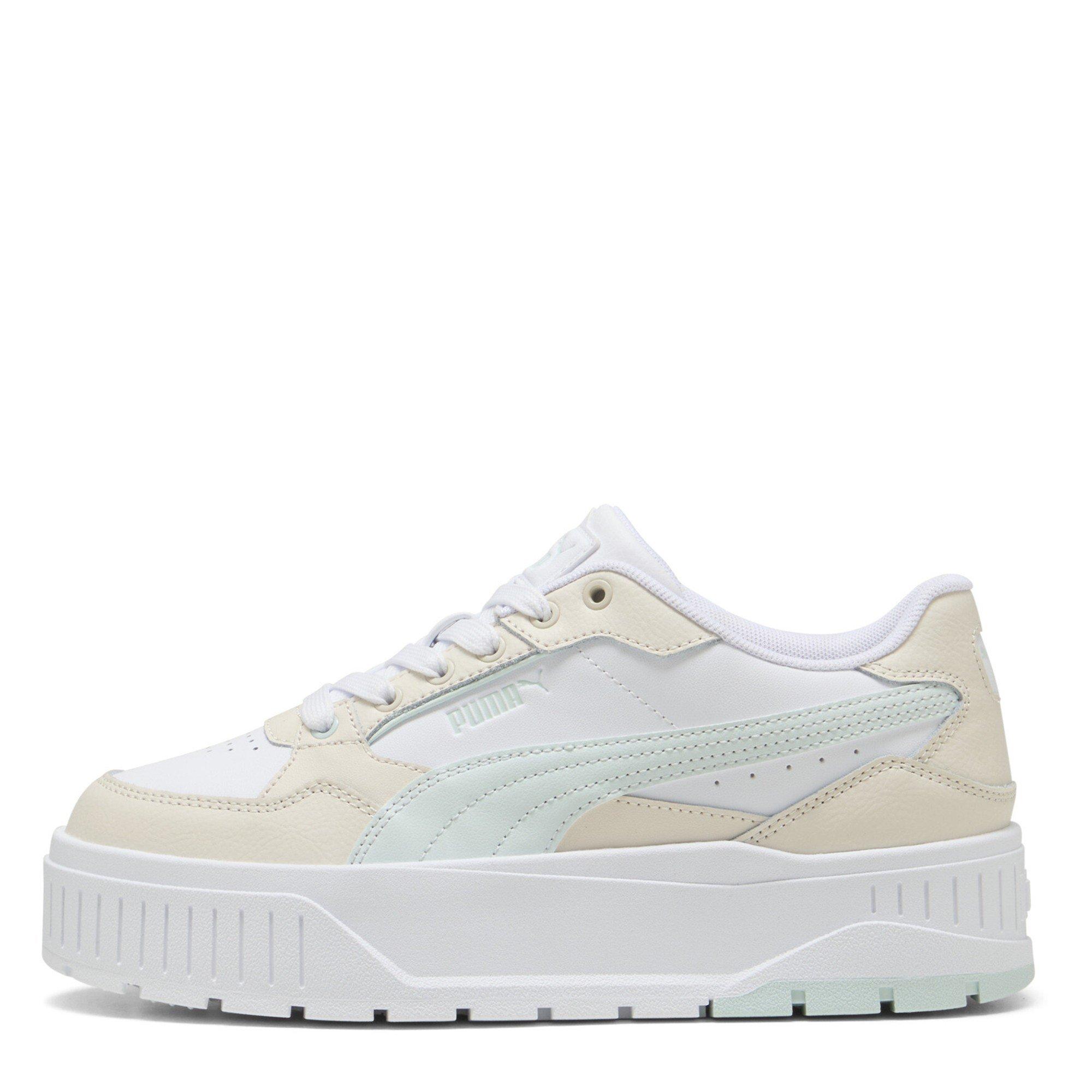 Wht/A.Snw/Bl - Puma - Women's Karmen II Idol Low-Top Trainers - 2