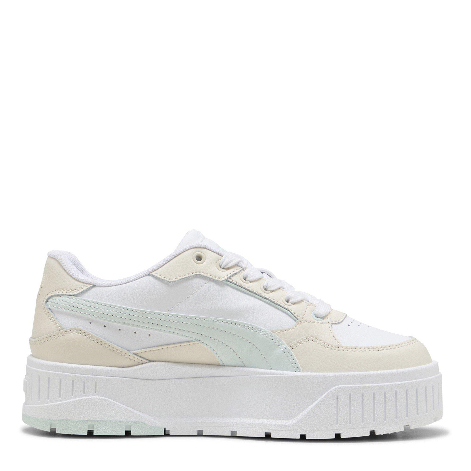 Wht/A.Snw/Bl - Puma - Women's Karmen II Idol Low-Top Trainers - 4