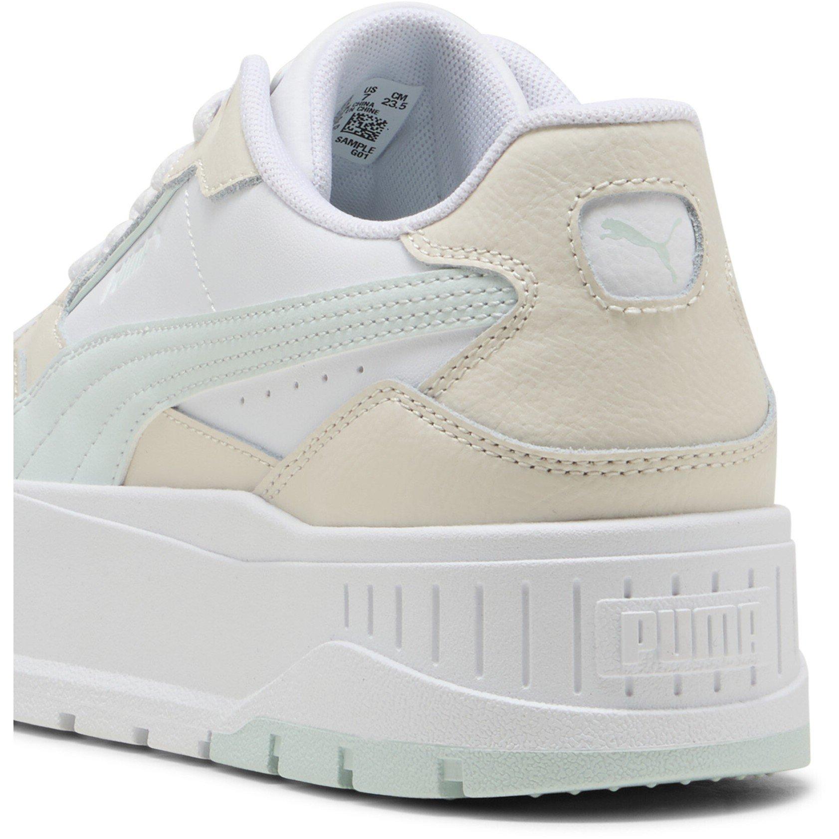 Wht/A.Snw/Bl - Puma - Women's Karmen II Idol Low-Top Trainers - 5
