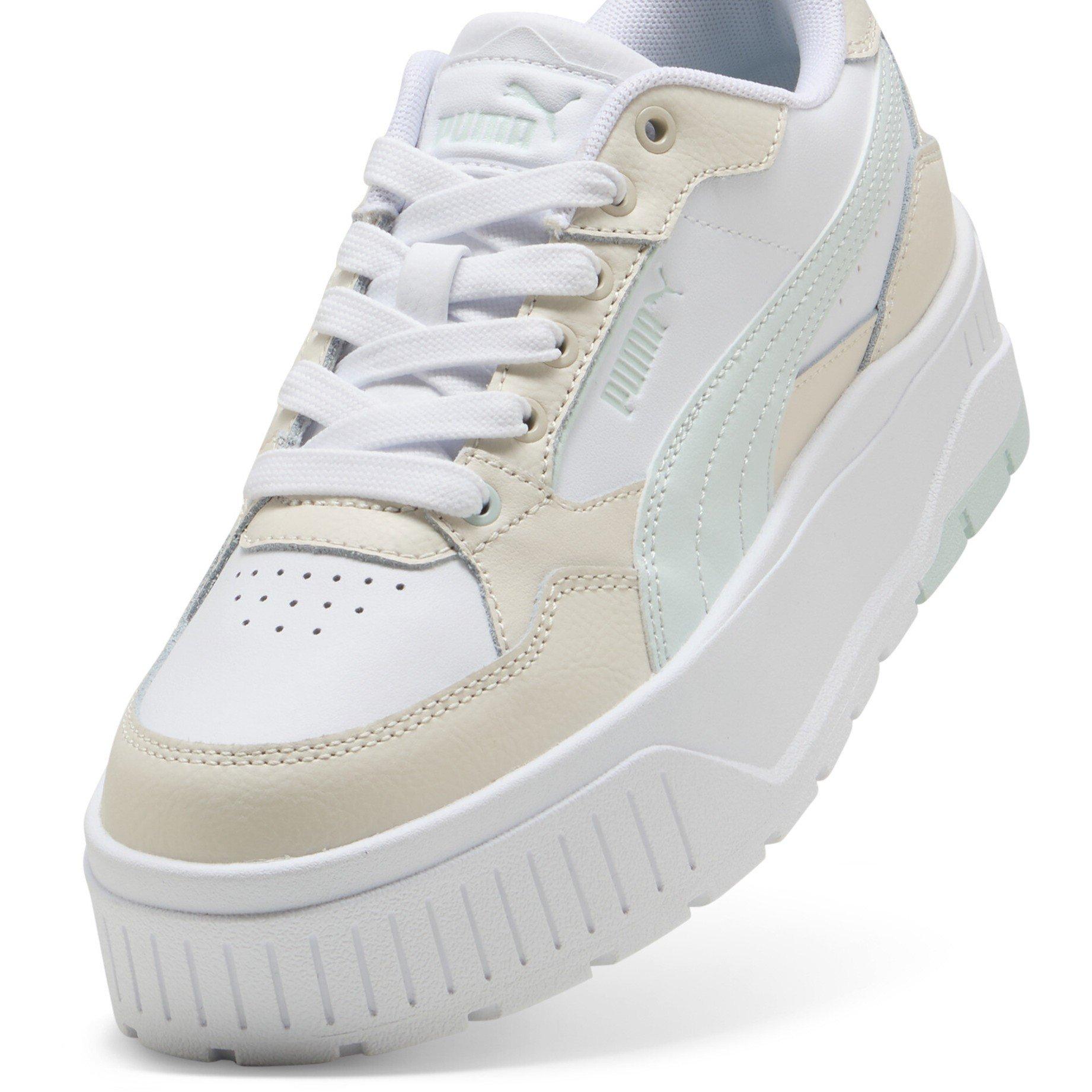 Wht/A.Snw/Bl - Puma - Women's Karmen II Idol Low-Top Trainers - 6