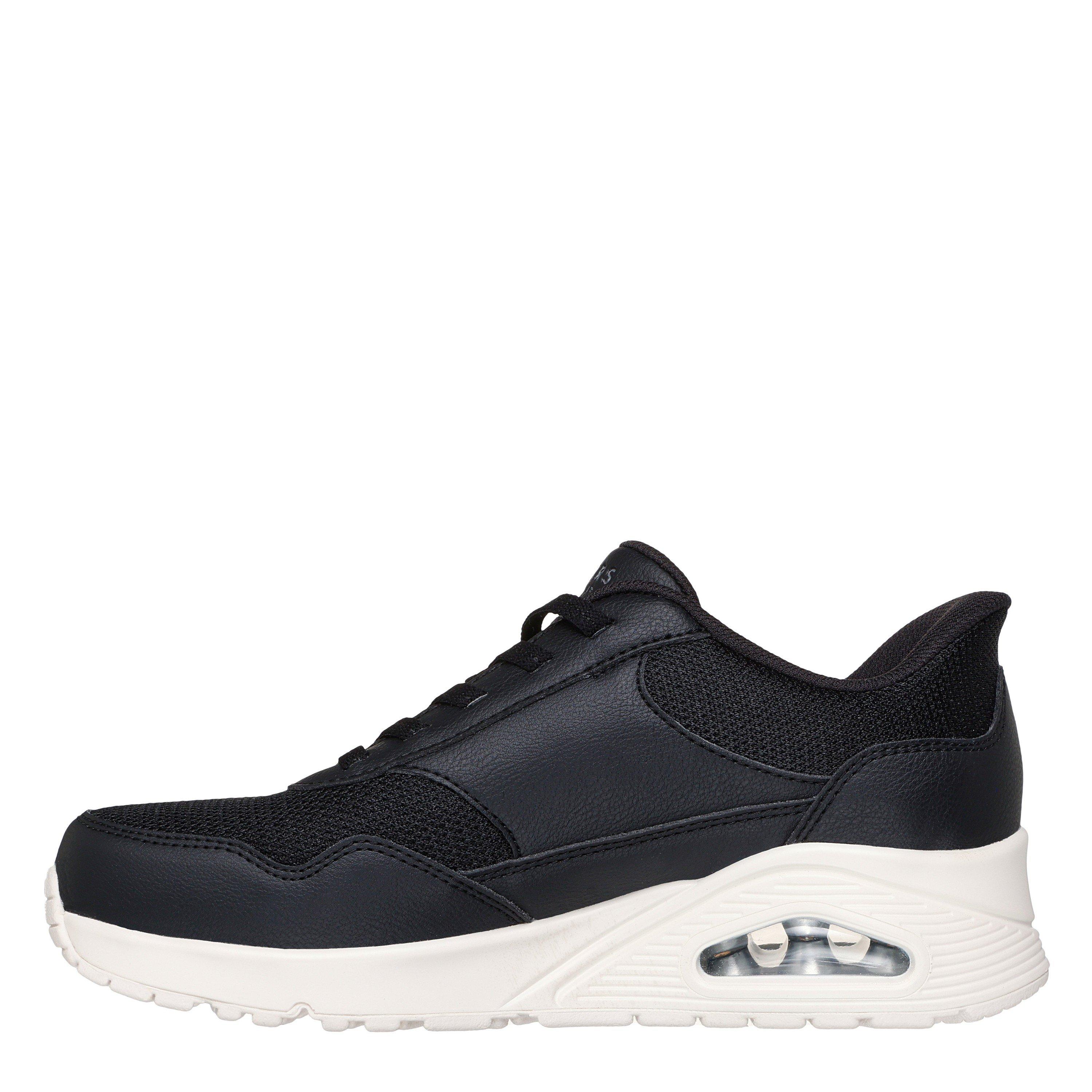 Black - Skechers - Hands Free Slip In Uno Trainers Womens - 2
