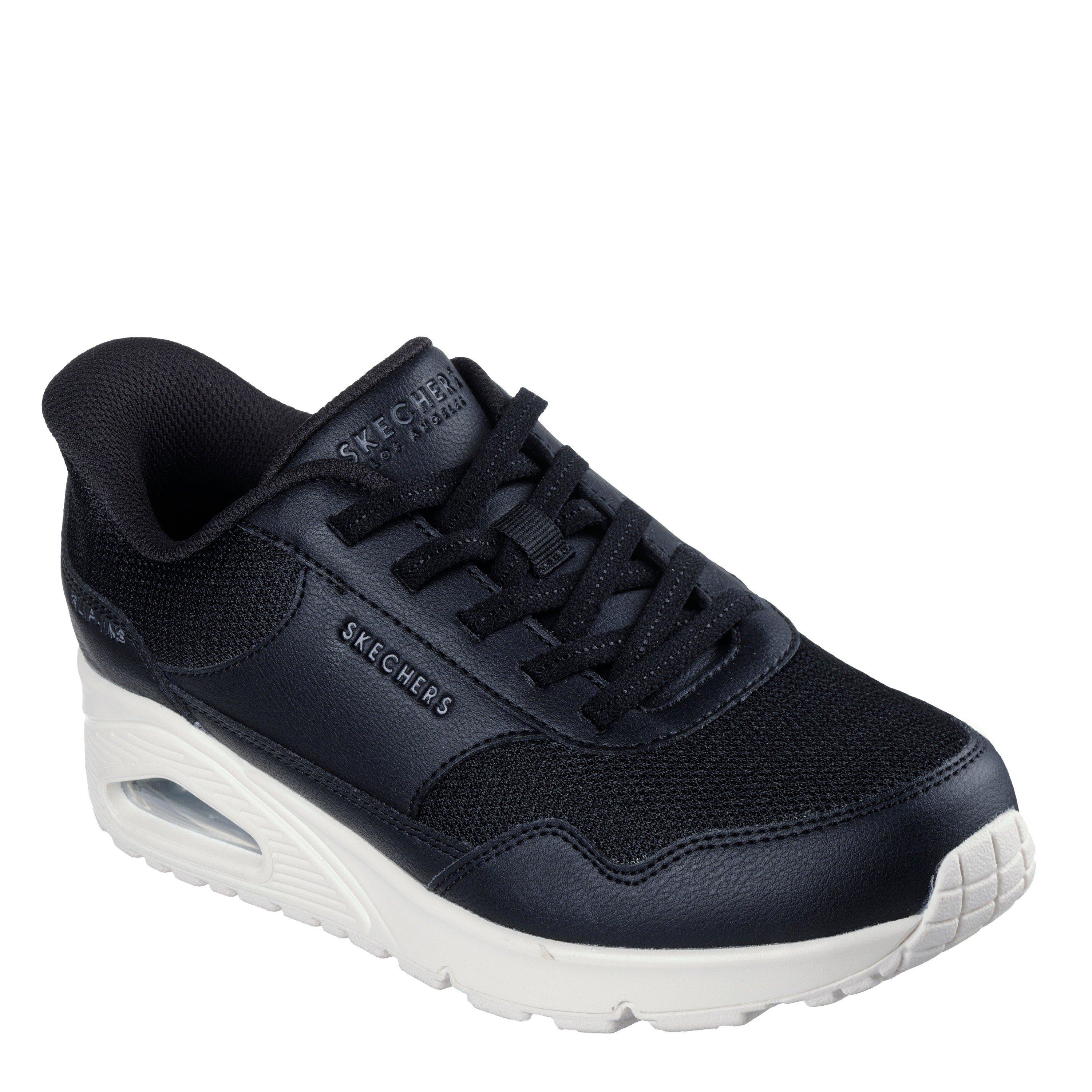 Black - Skechers - Hands Free Slip In Uno Trainers Womens - 3