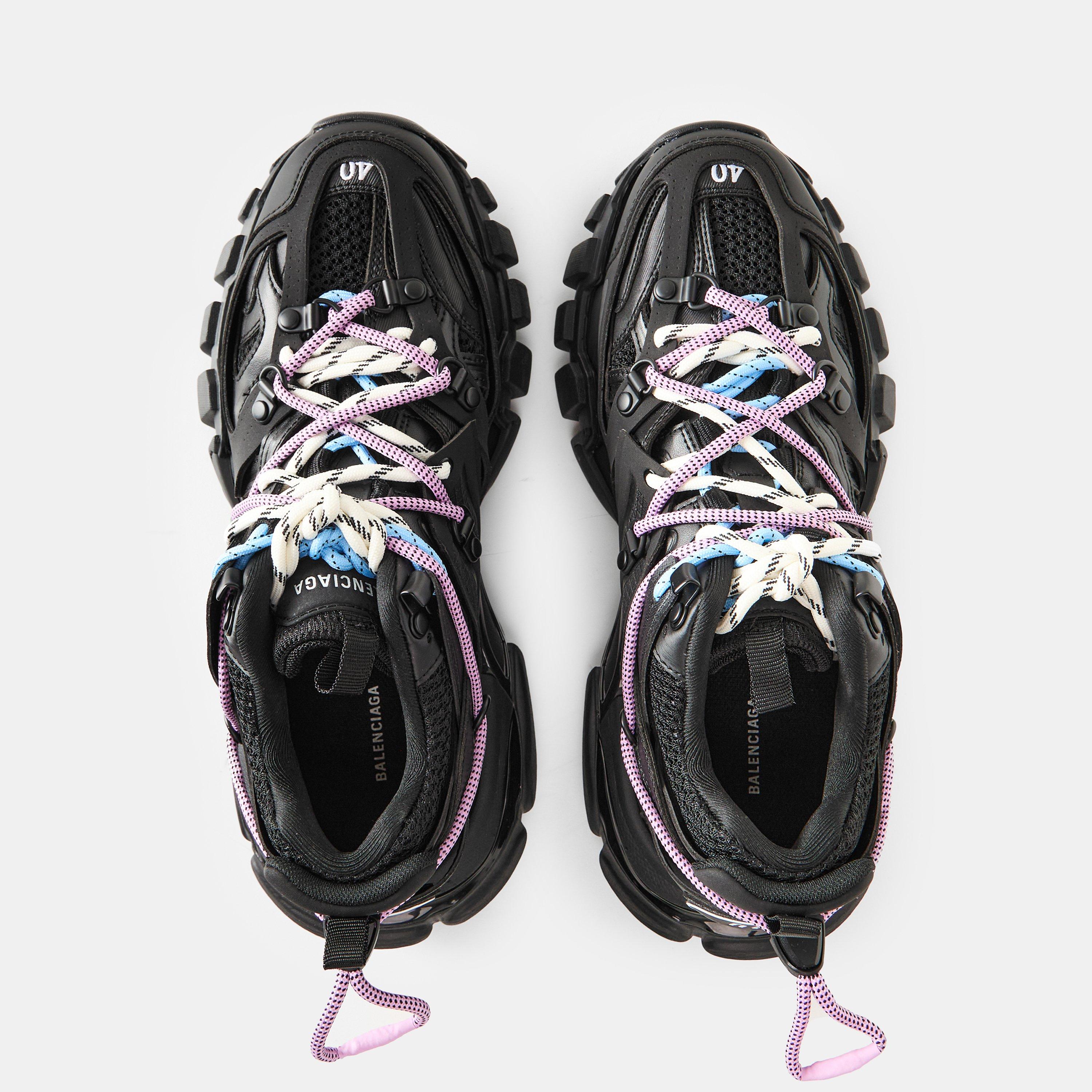 Black/Pink - Balenciaga - Women's Bal Track Trail Chunky Trainers - 5