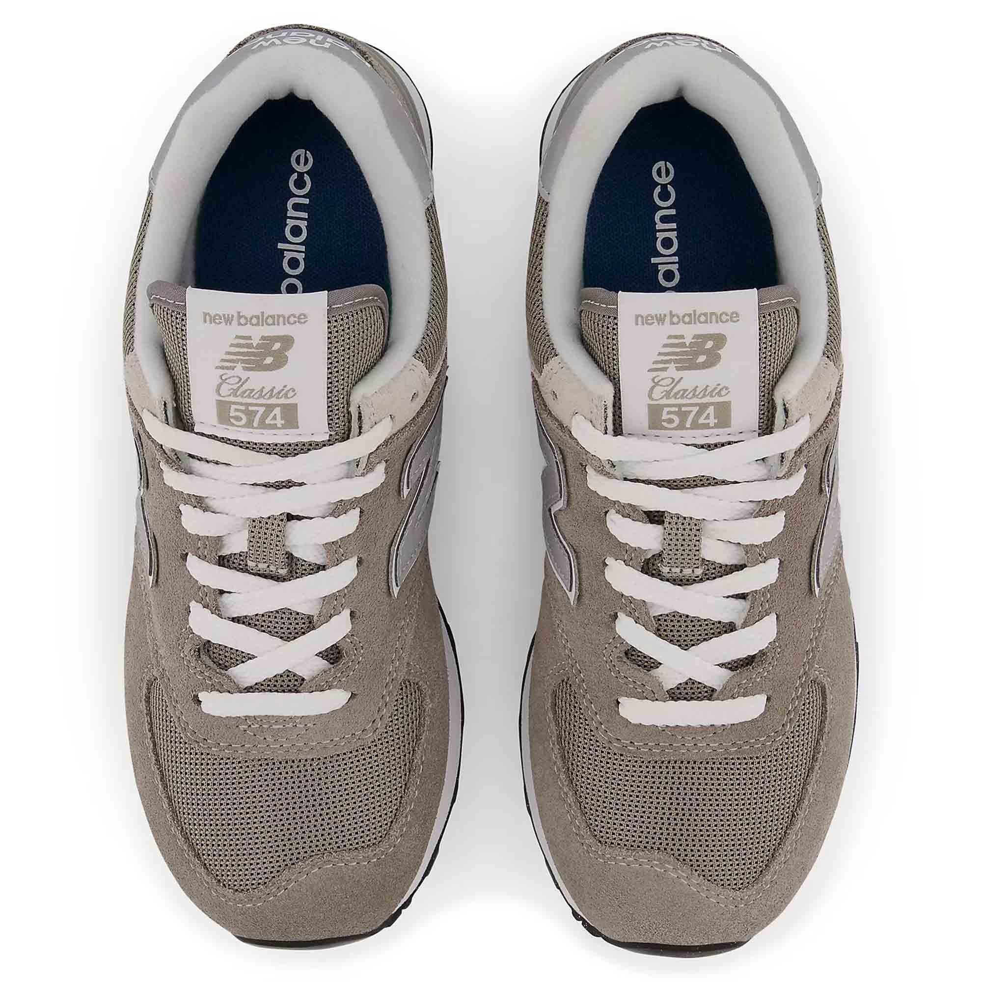 Grey  - New Balance - 574 Womens Shoes - 4