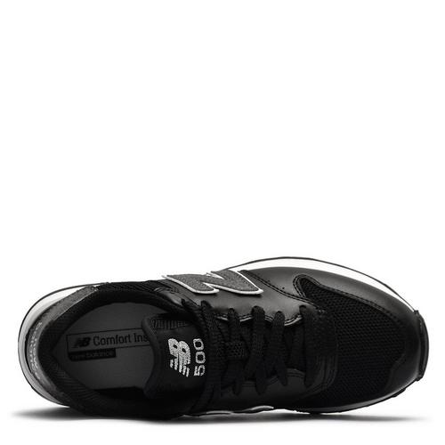 Black - New Balance - 500 Womens Shoes - 3