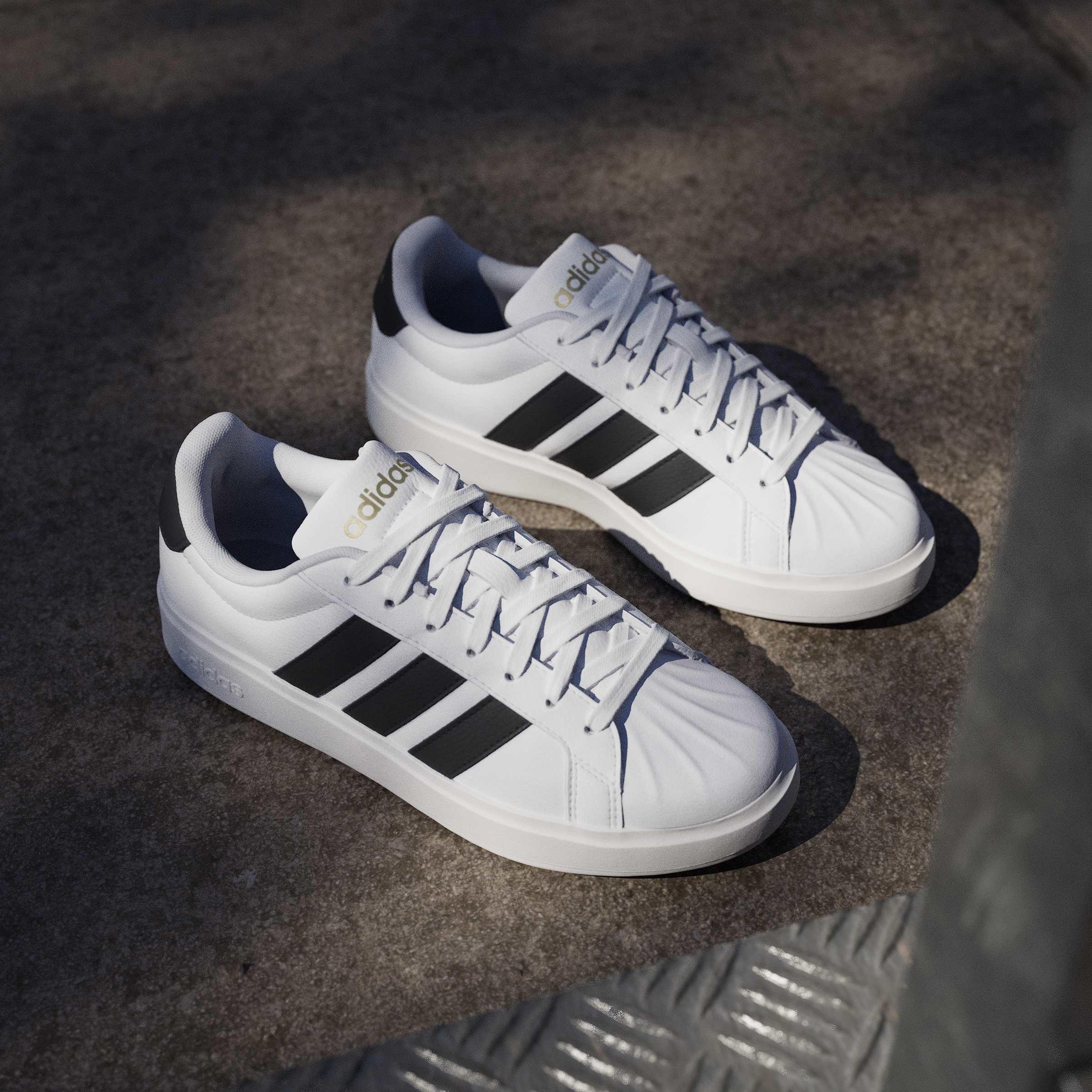 White/Black - adidas - Streettalk Womens Trainers - 12