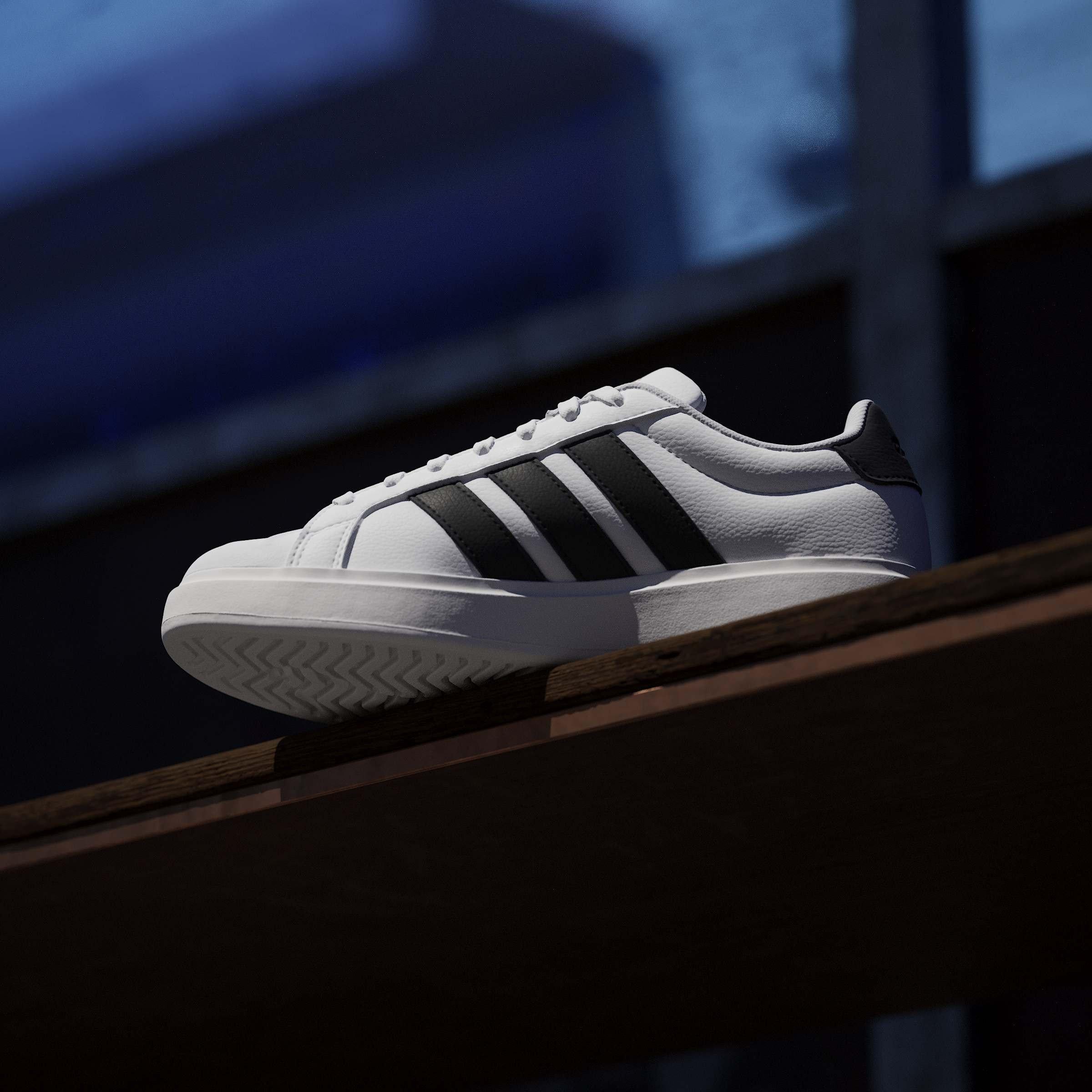 White/Black - adidas - Streettalk Womens Trainers - 14