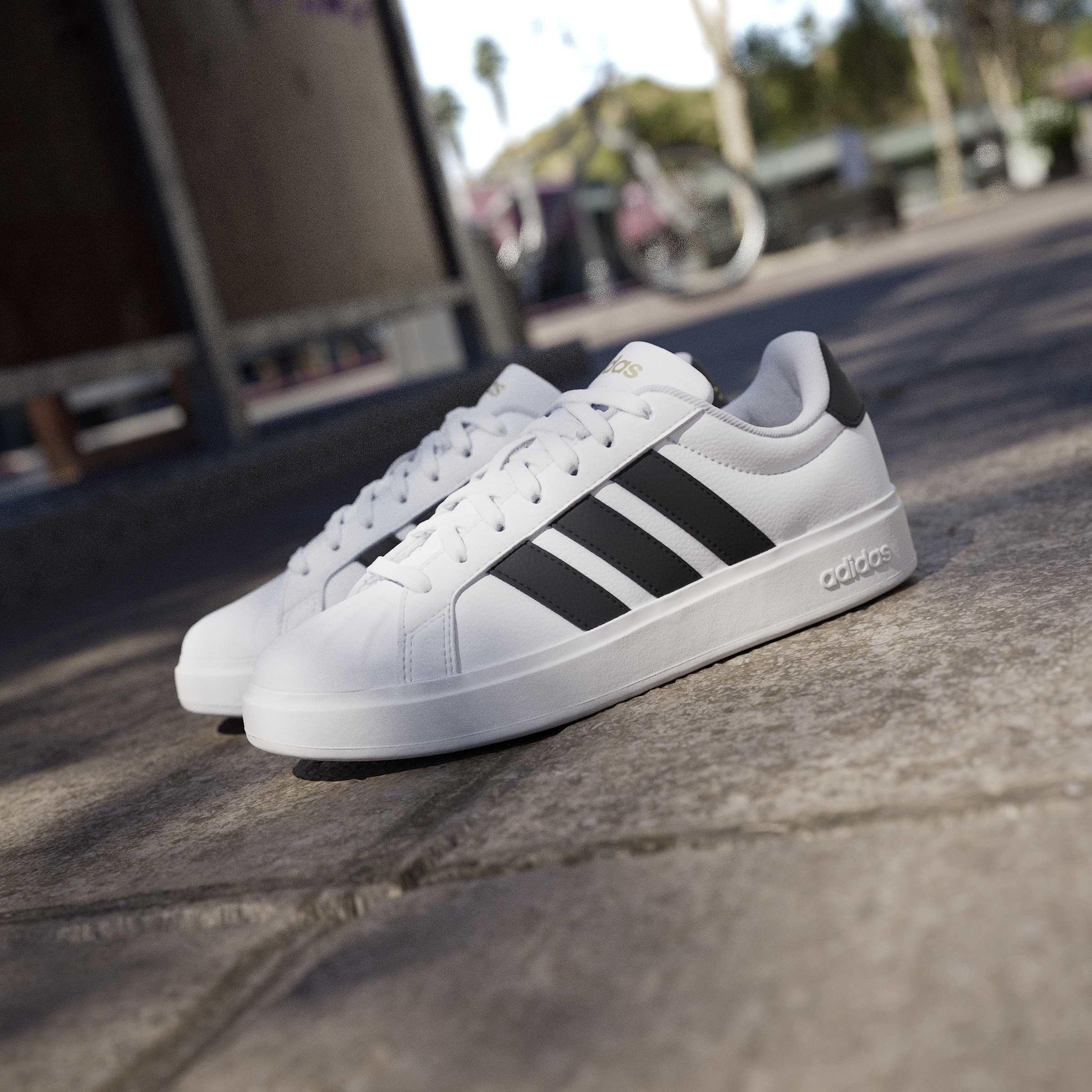 White/Black - adidas - Streettalk Womens Trainers - 15