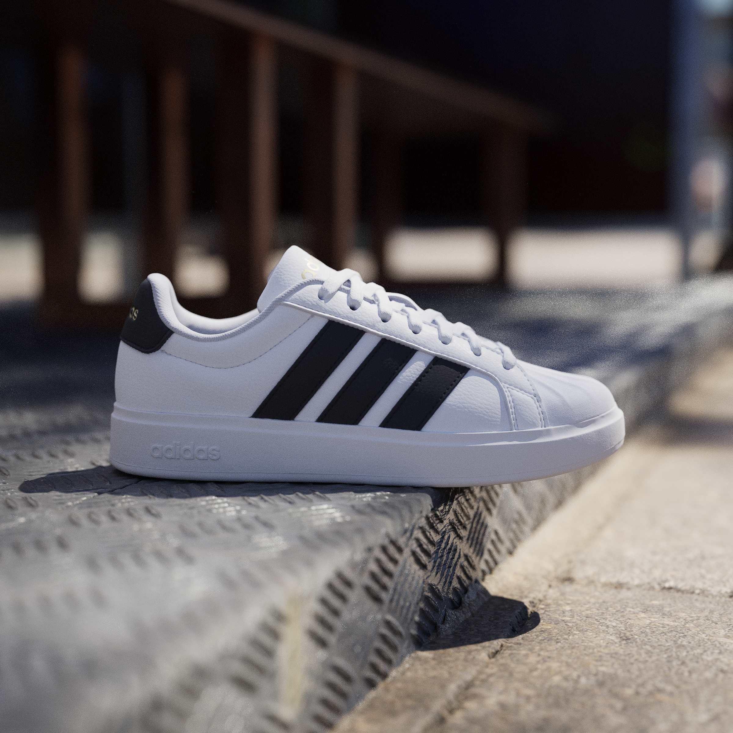 White/Black - adidas - Streettalk Womens Trainers - 10