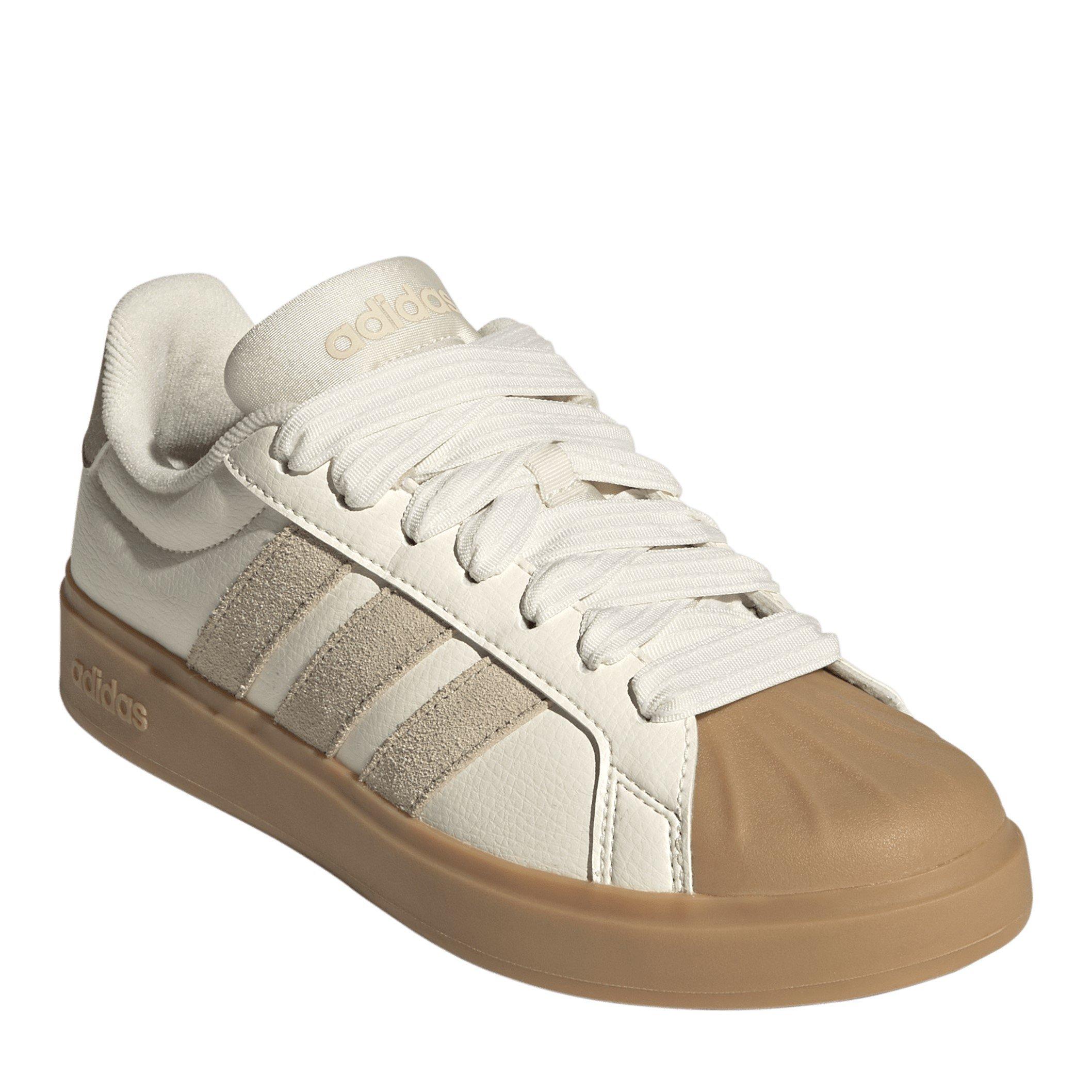 OffWht/Linen - adidas - Streettalk Womens Trainers - 3