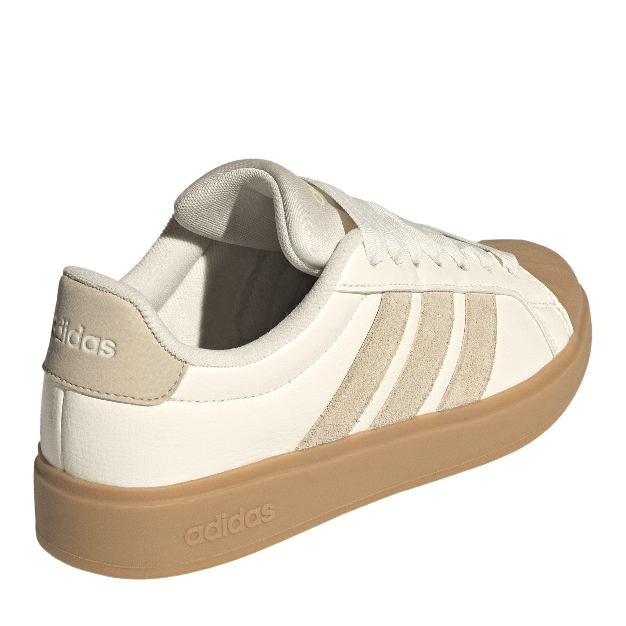 OffWht/Linen - adidas - Streettalk Womens Trainers - 4