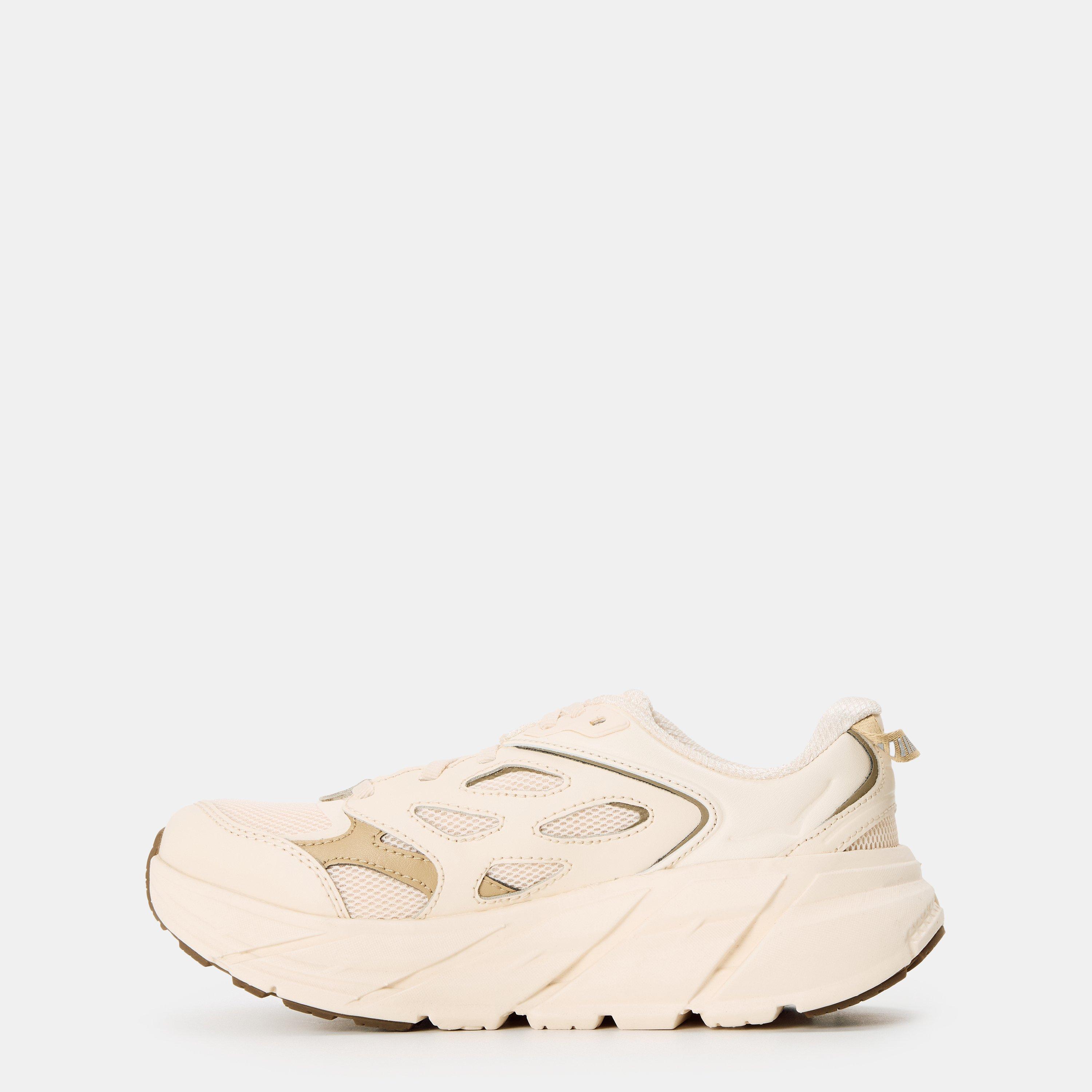 Vanila/Eggnog - Hoka - Women's Clifton Low-Top Trainers - 2