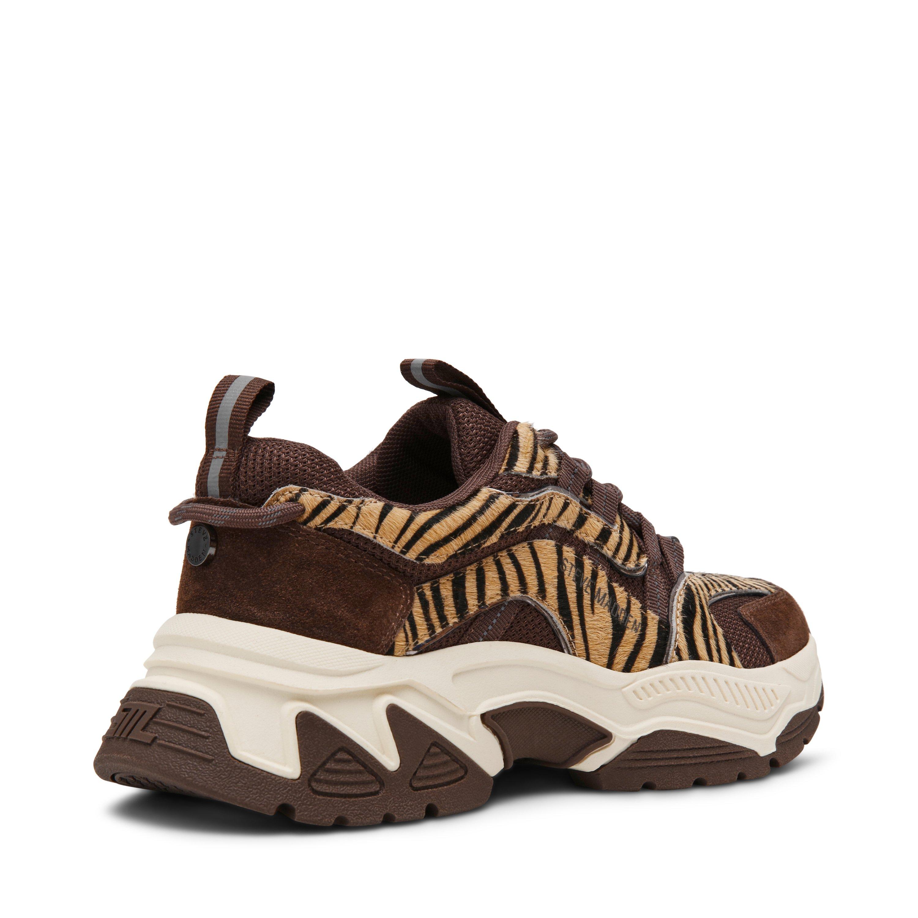 Brown/Taupe - Steve Madden - Women's Animates Chunky Trainers - 3