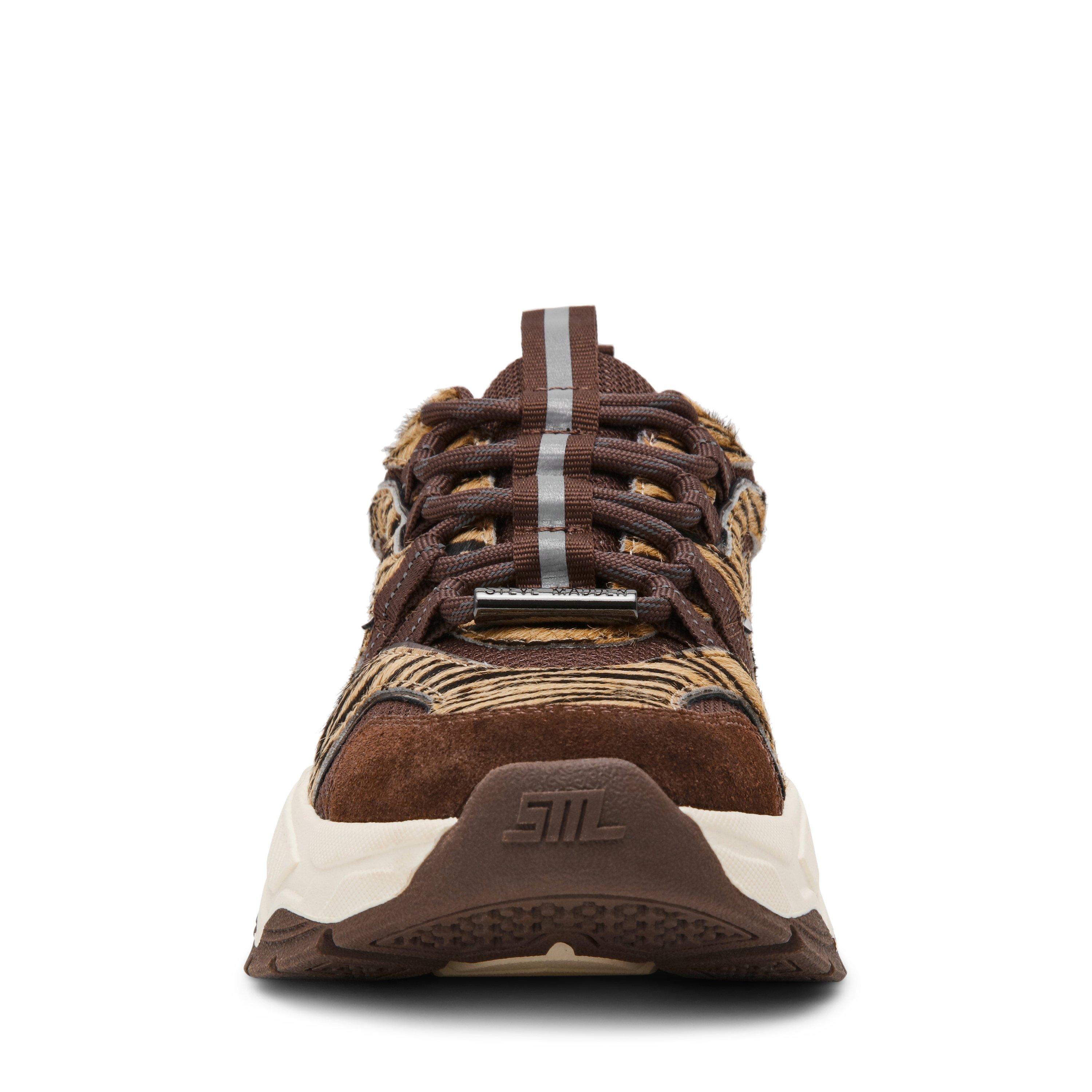 Brown/Taupe - Steve Madden - Women's Animates Chunky Trainers - 4