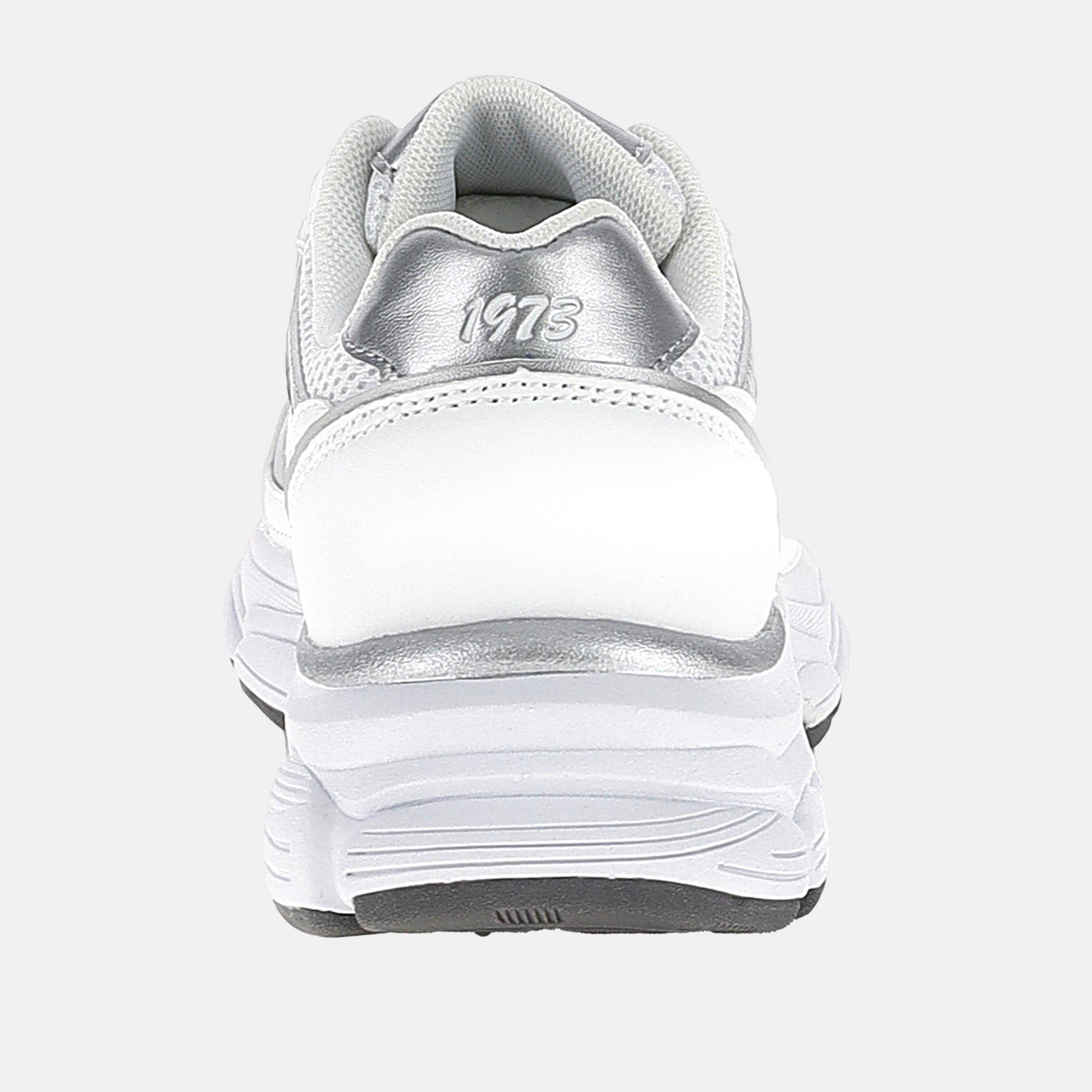 Hvid/Sølv Metal - Lotto Sport Italia - Women's Low-Top Trainers - 5