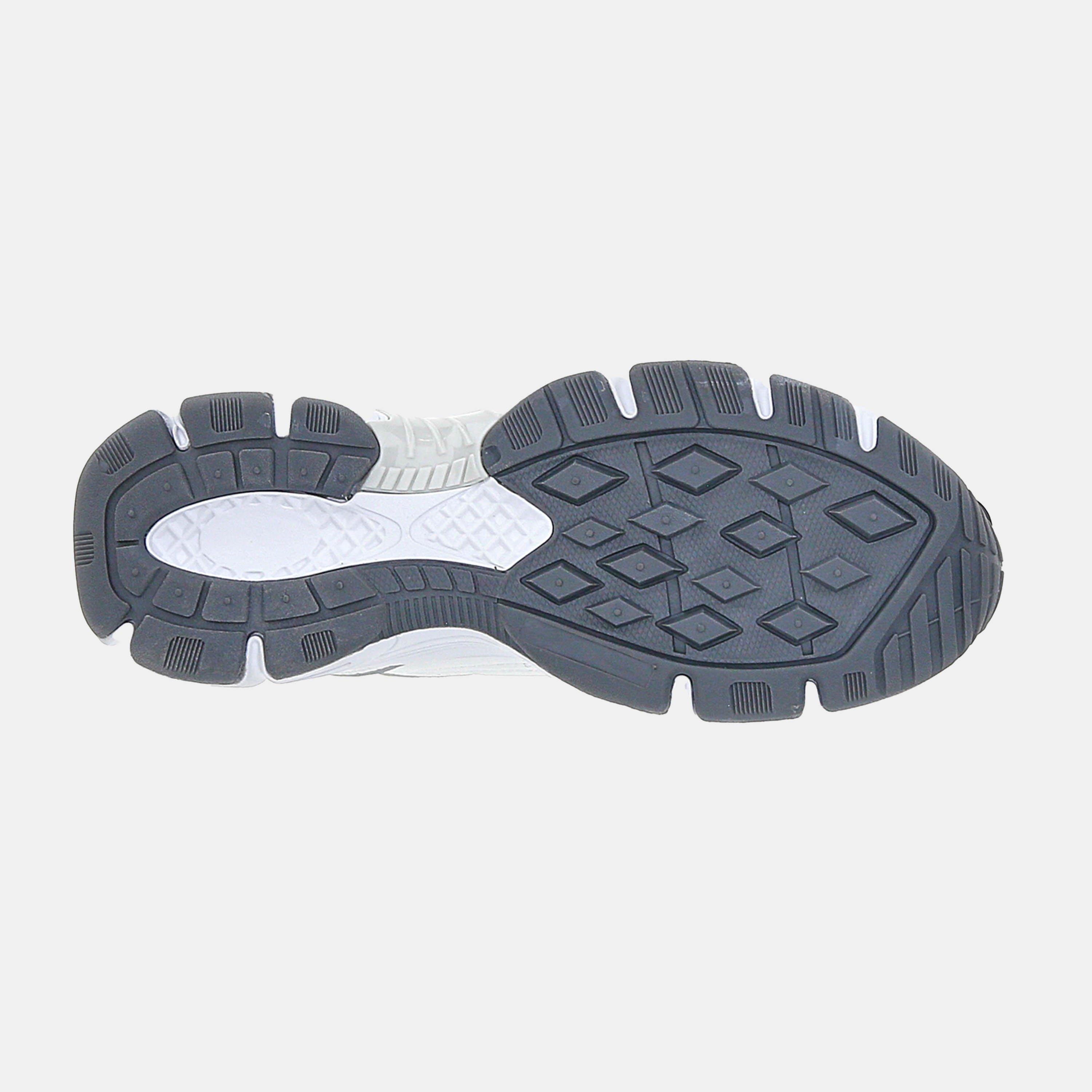 Hvid/Sølv Metal - Lotto Sport Italia - Women's Low-Top Trainers - 7