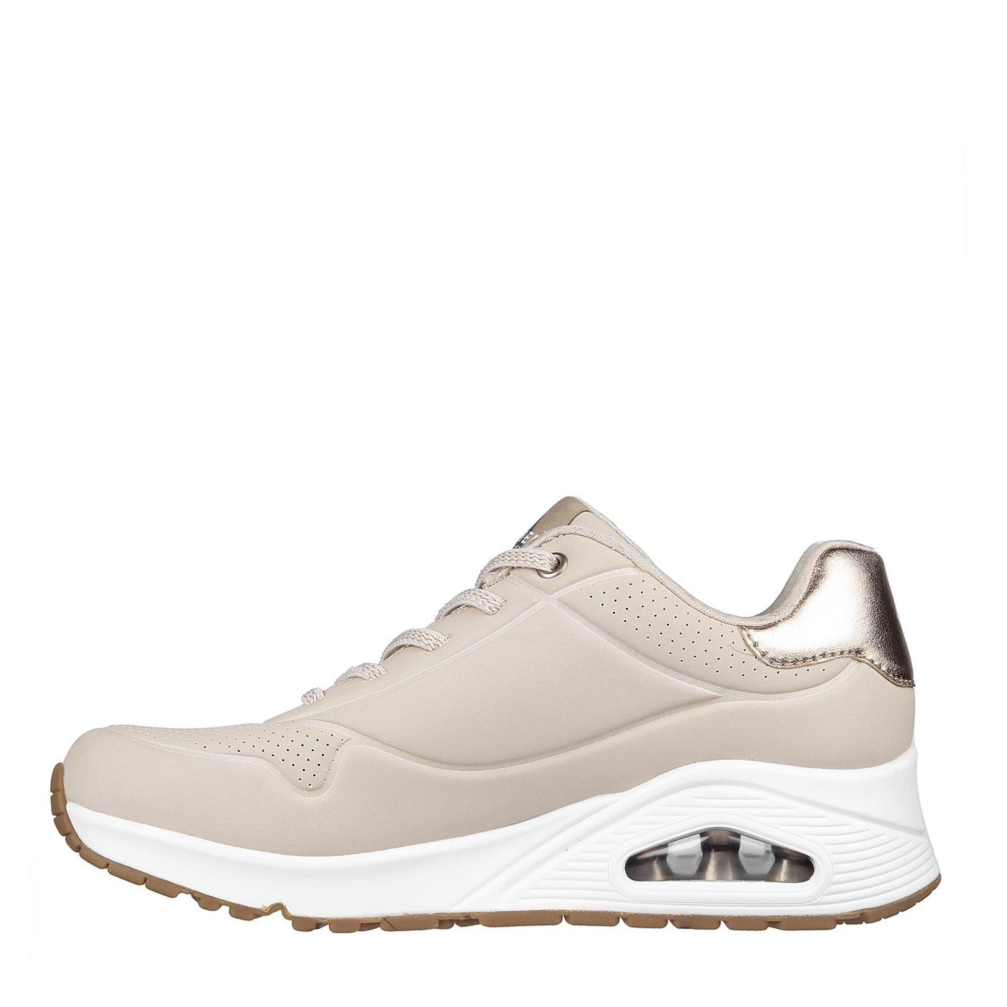 Natural - Skechers - Skechers Uno Trainers - 2