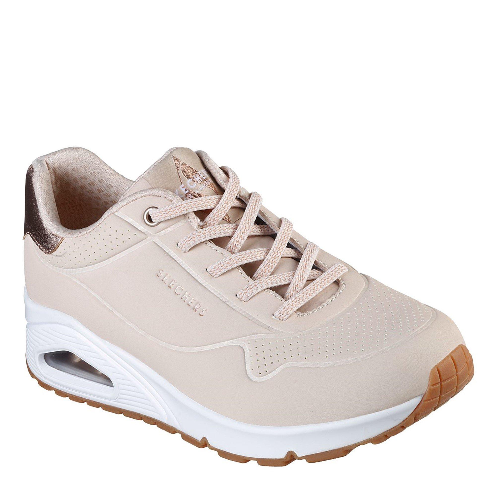 Natural - Skechers - Skechers Uno Trainers - 3