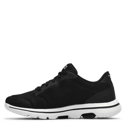 Black/White - Skechers - GO Walk 5 Womens Shoes - 2