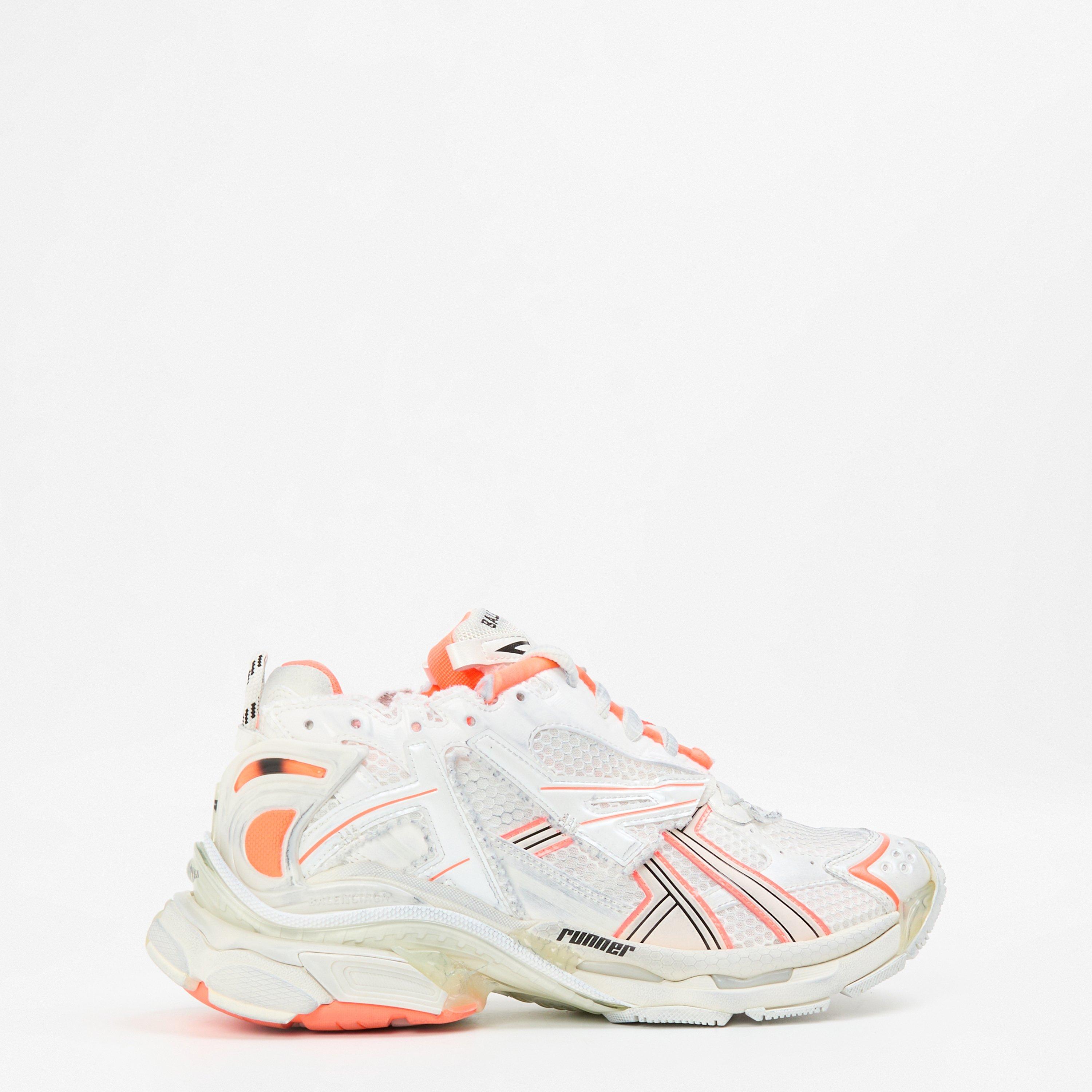 Orange/Eggsh - Balenciaga - Chunky Sneakers - 1
