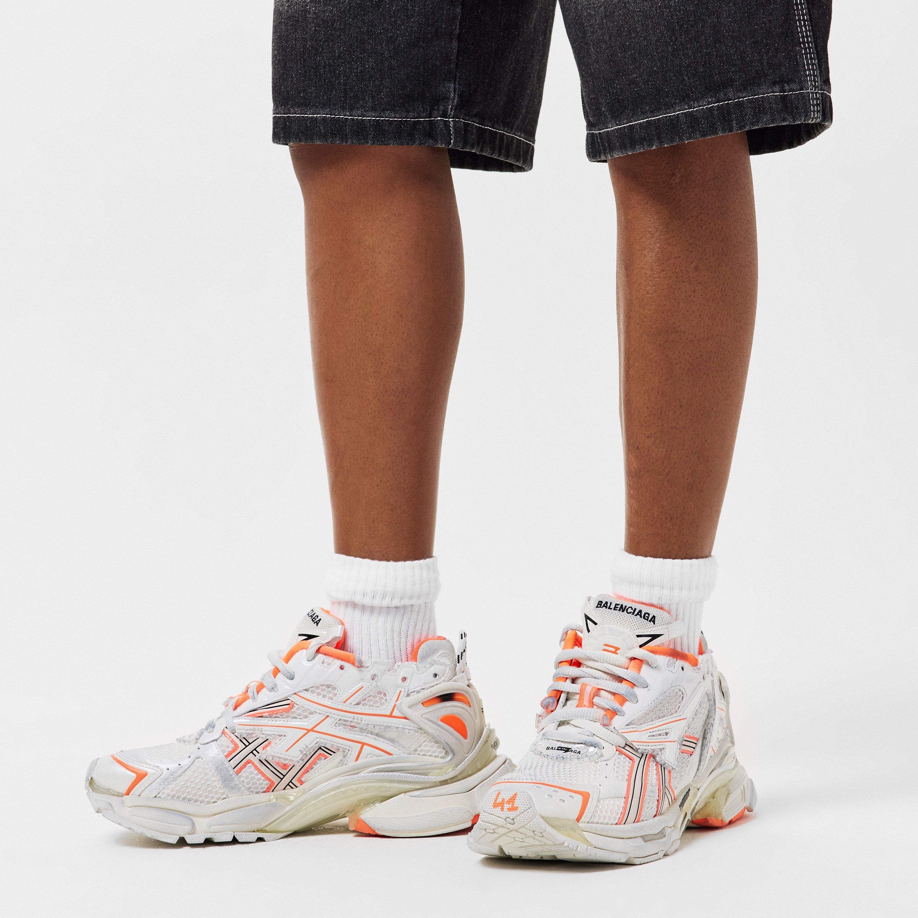 Orange/Eggsh - Balenciaga - Chunky Sneakers - 3