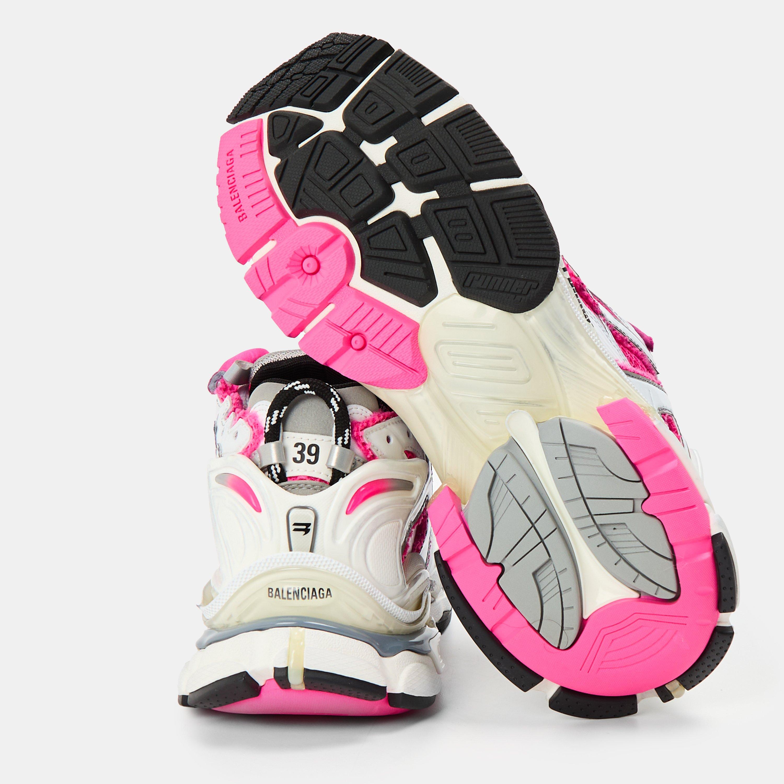 Pink/Grey/Blk - Balenciaga - Women's Chunky Trainers - 3