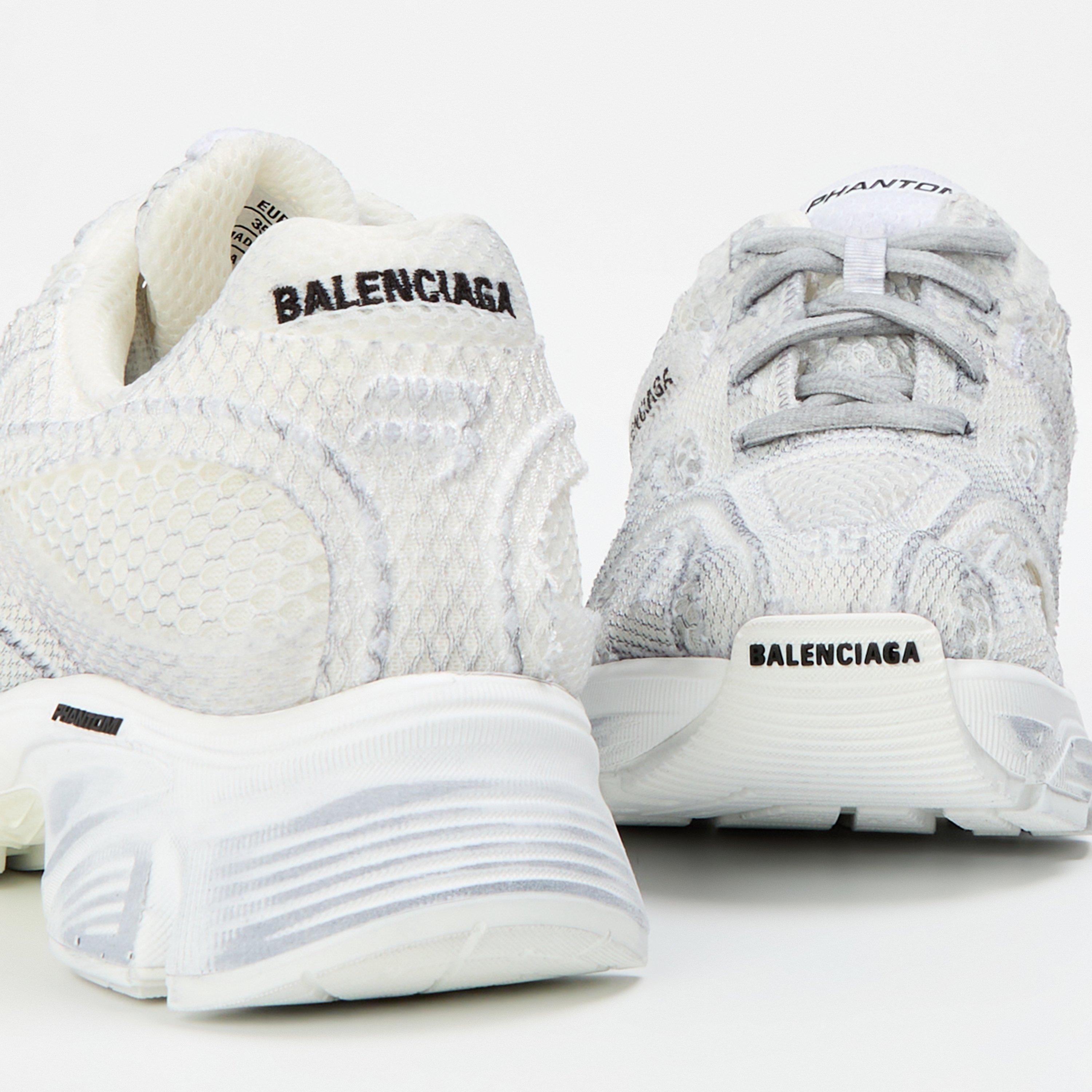 White - Balenciaga - Women's Chunky Trainers, Chunky Style - 3