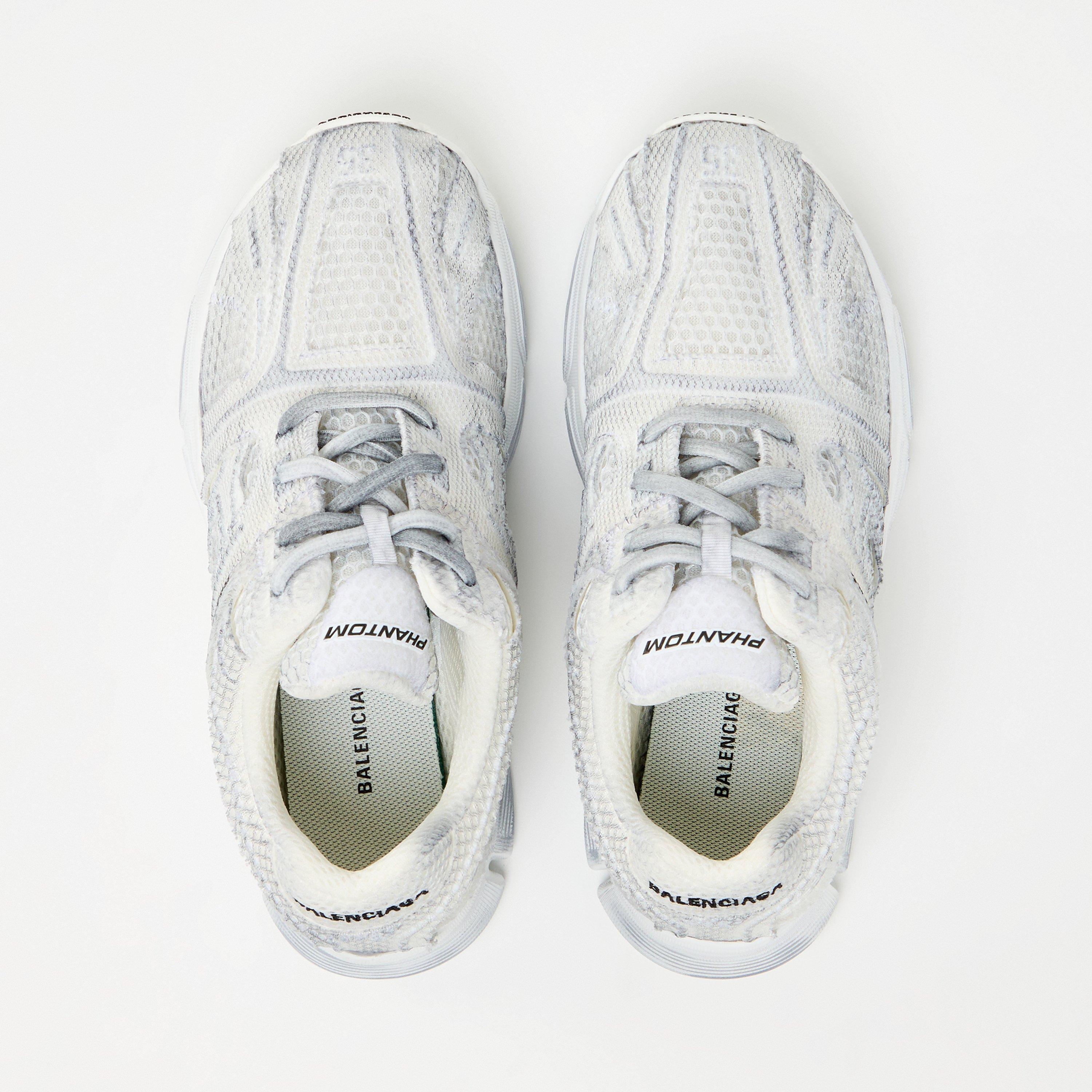 White - Balenciaga - Women's Chunky Trainers, Chunky Style - 4