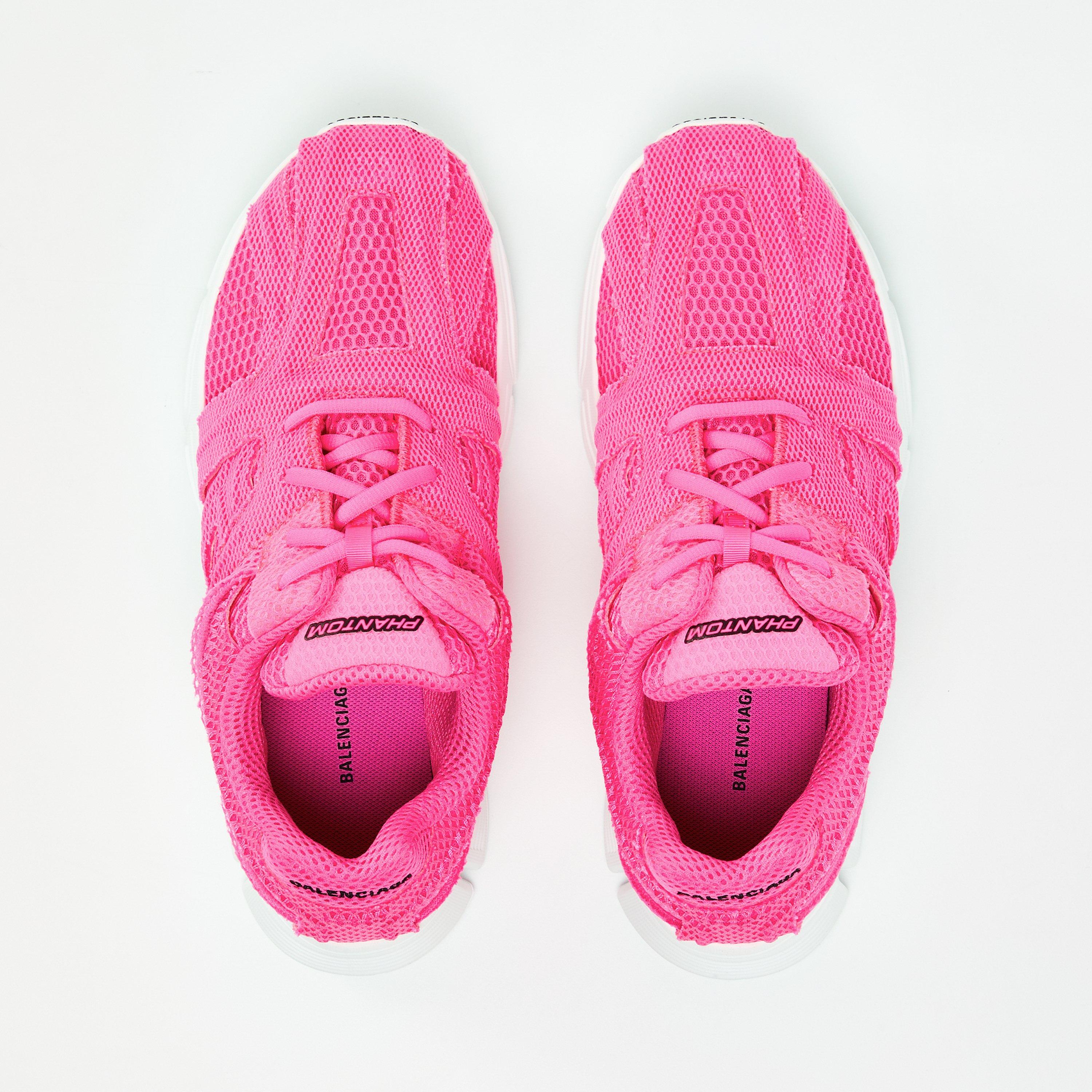 Pink Fluo/White - Balenciaga - Women's Chunky Trainers - 5