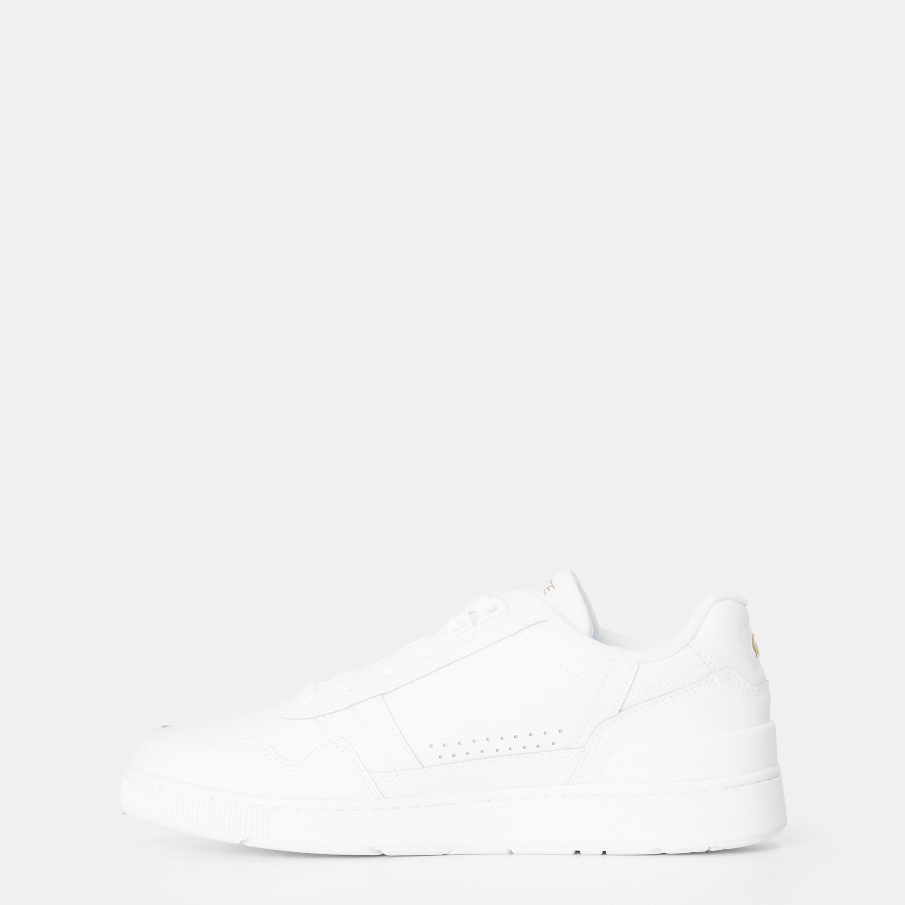 Wht/Gld - Lacoste - Clip Casual Low-Top Trainers - 2