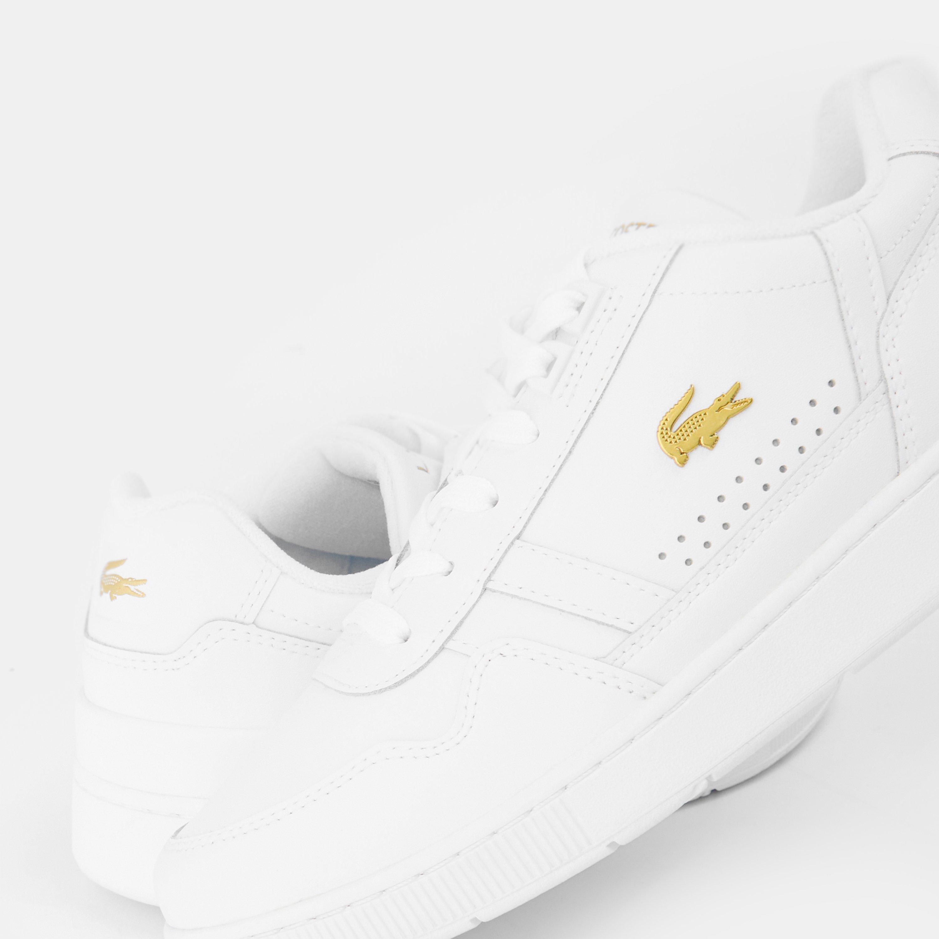 Wht/Gld - Lacoste - Clip Casual Low-Top Trainers - 3