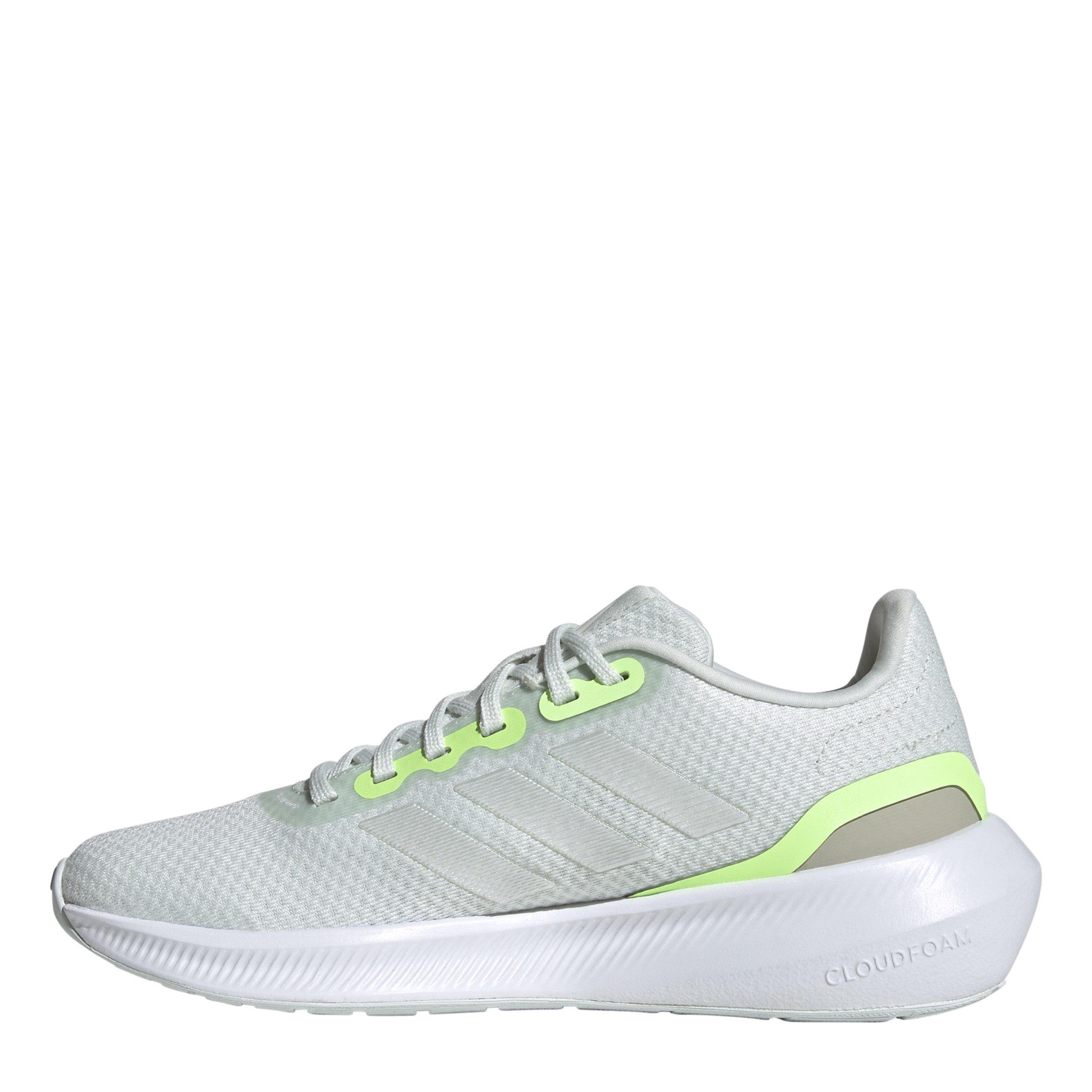 Crystl/Zero/Grn - adidas - Run Falcon 3 Womens Running Shoes - 2