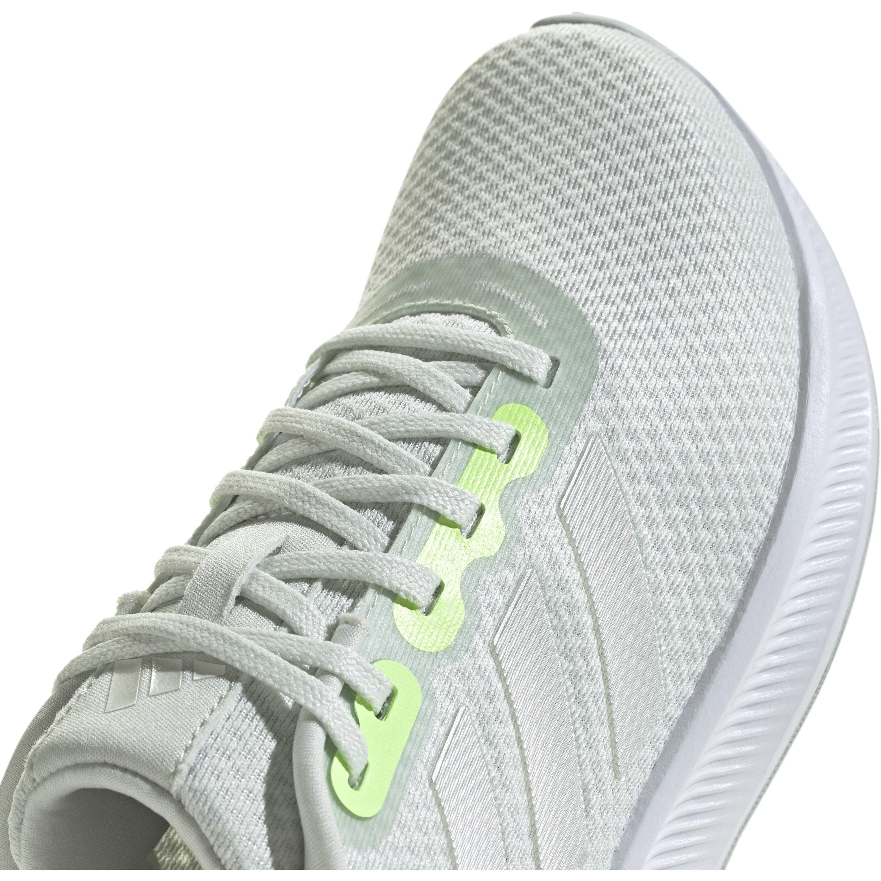 Crystl/Zero/Grn - adidas - Run Falcon 3 Womens Running Shoes - 7