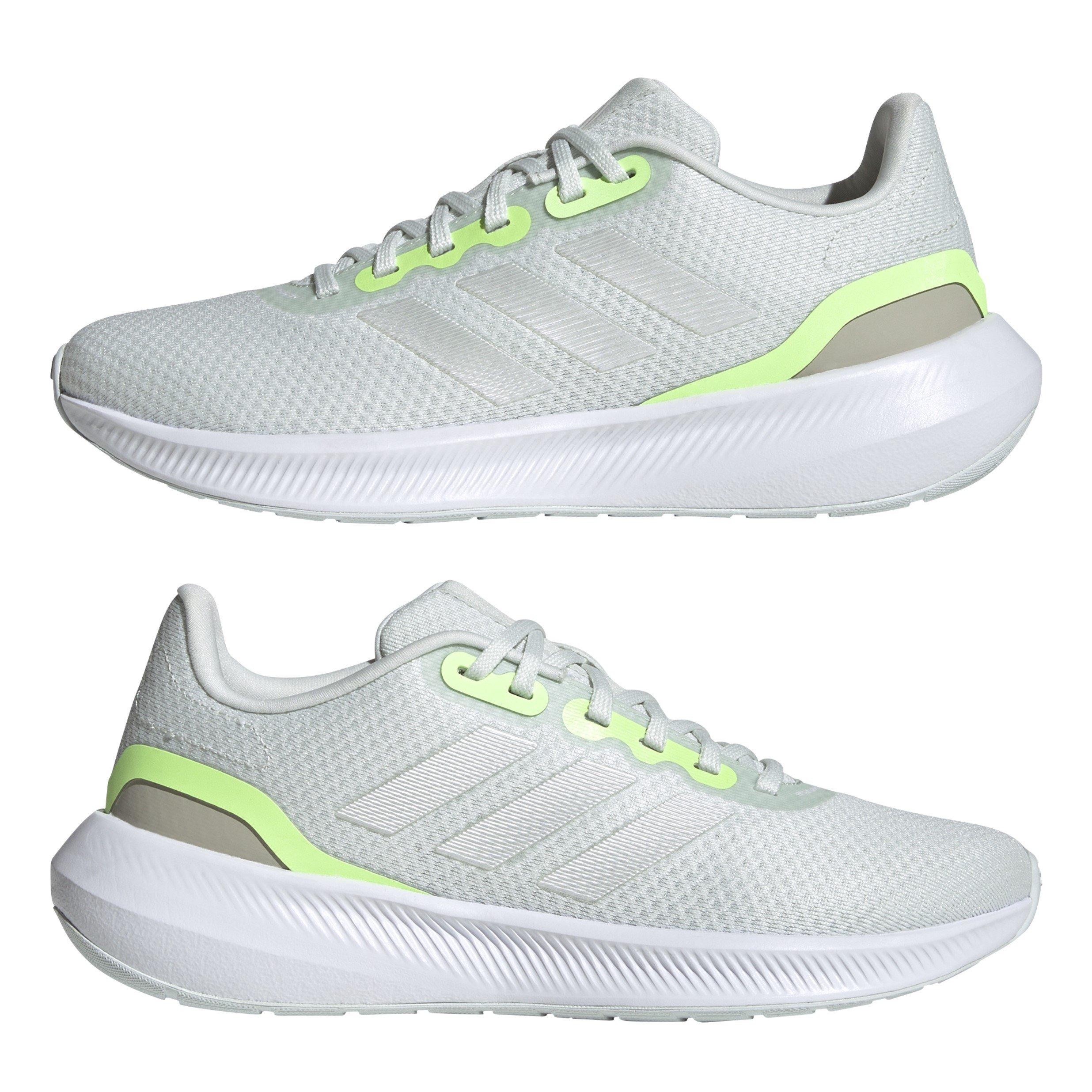 Crystl/Zero/Grn - adidas - Run Falcon 3 Womens Running Shoes - 9
