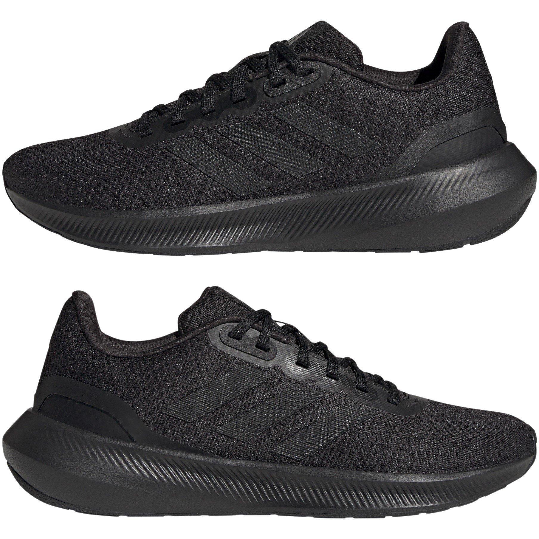 Triple Black - adidas - Run Falcon 3 Womens Running Shoes - 9