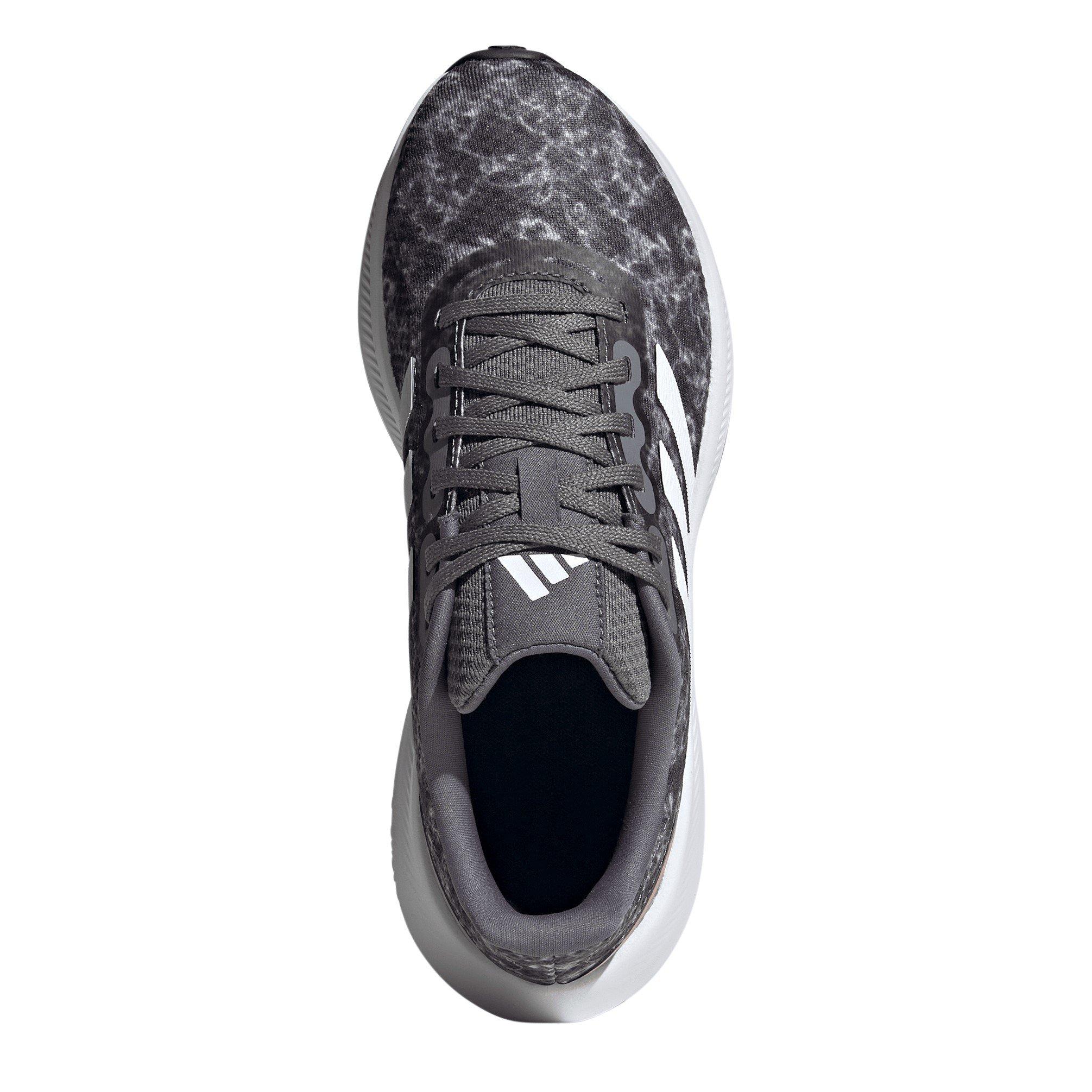 Crbn/Wht/Blk - adidas - Run Falcon 3 Womens Running Shoes - 5