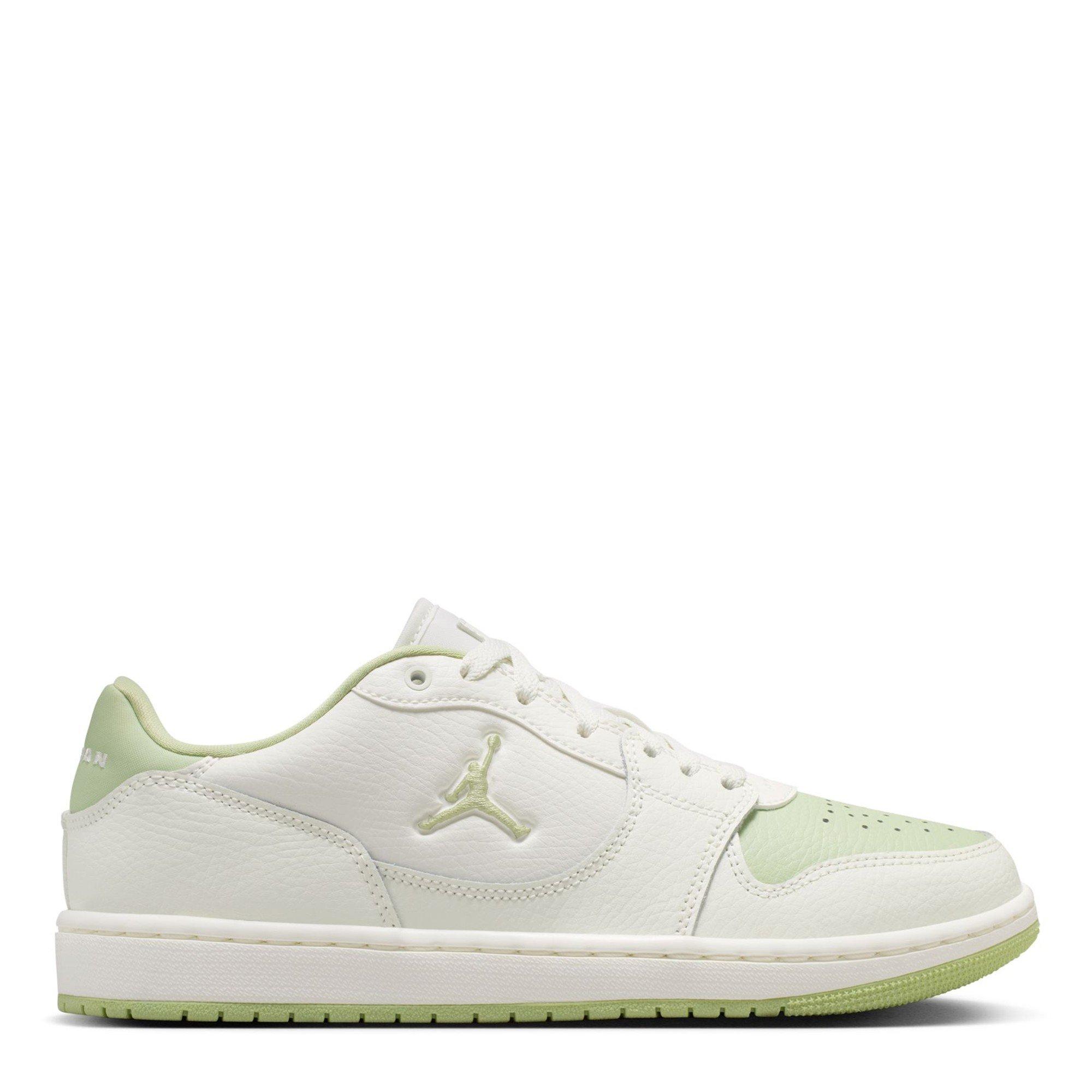 Air Jordan Women's Low-Top Trainers - Off White/Olive - 4 (37.5)