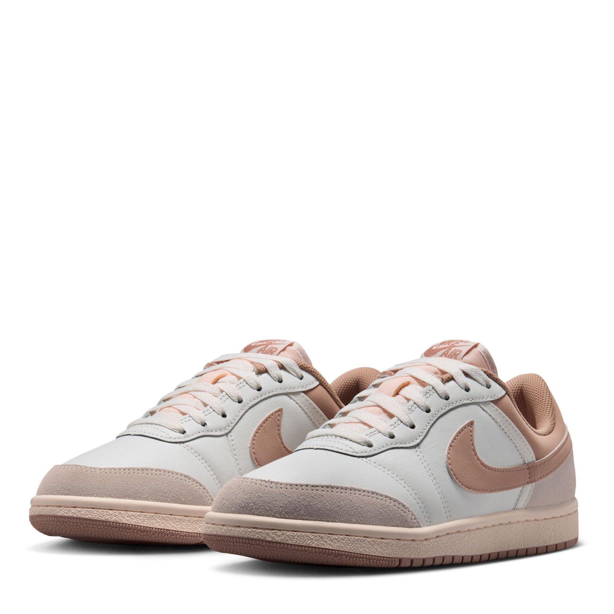 White/Brown - Air Jordan - Women's Low-Top Trainers - 3