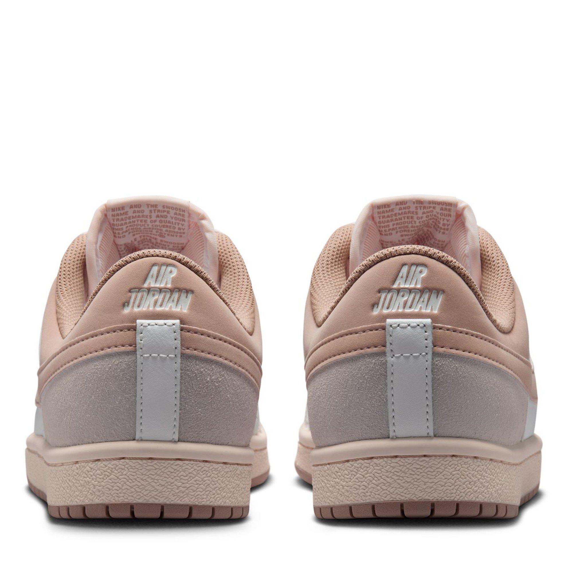 White/Brown - Air Jordan - Women's Low-Top Trainers - 4