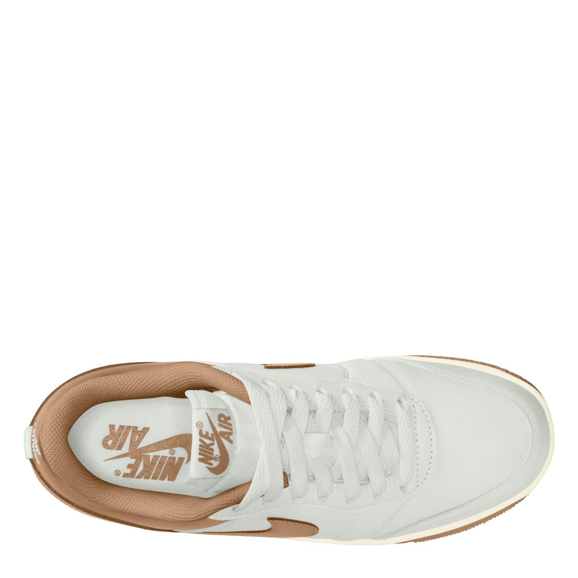 White/Brown - Air Jordan - Women's Low-Top Trainers - 9