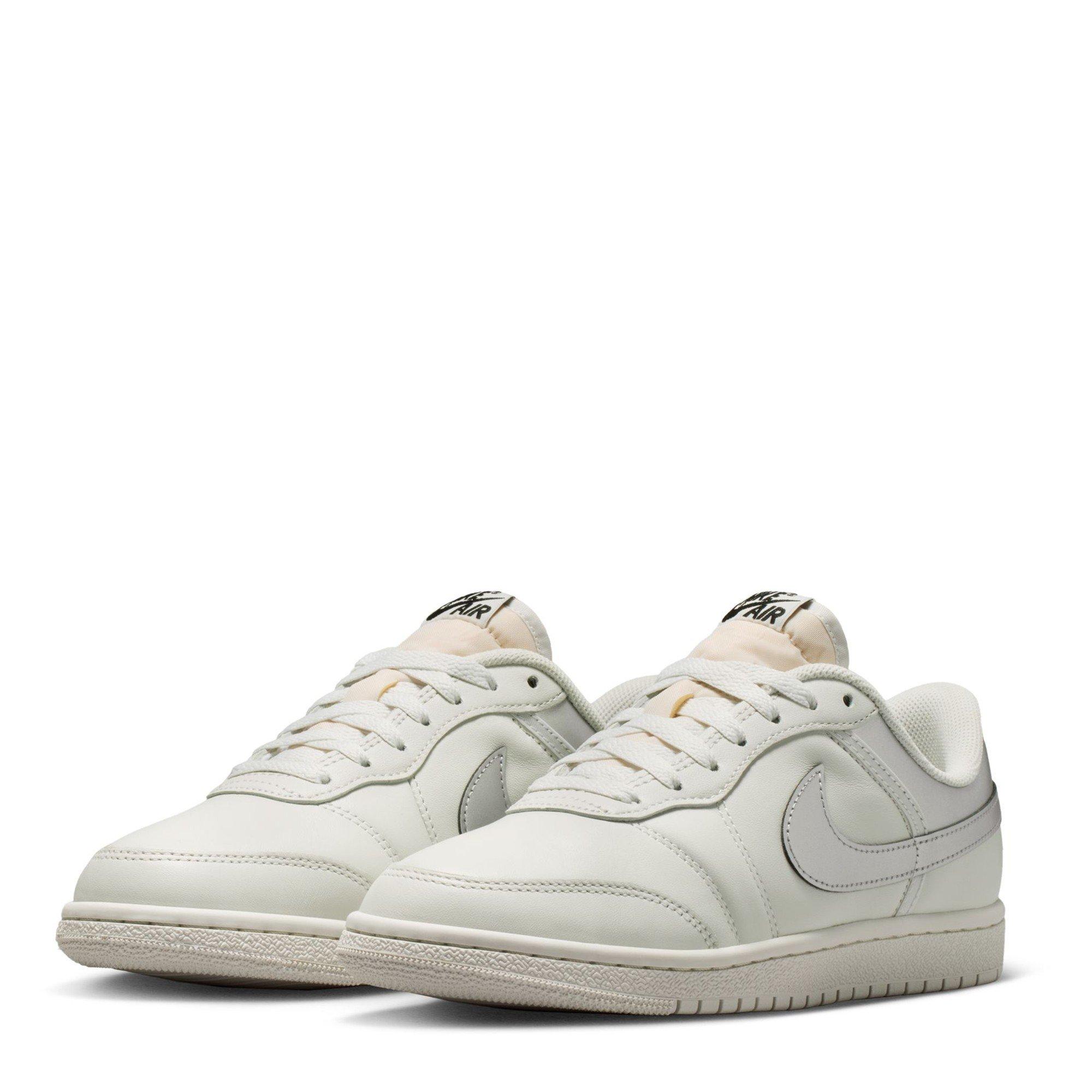 White/Silver - Air Jordan - Women's Low-Top Trainers - 3