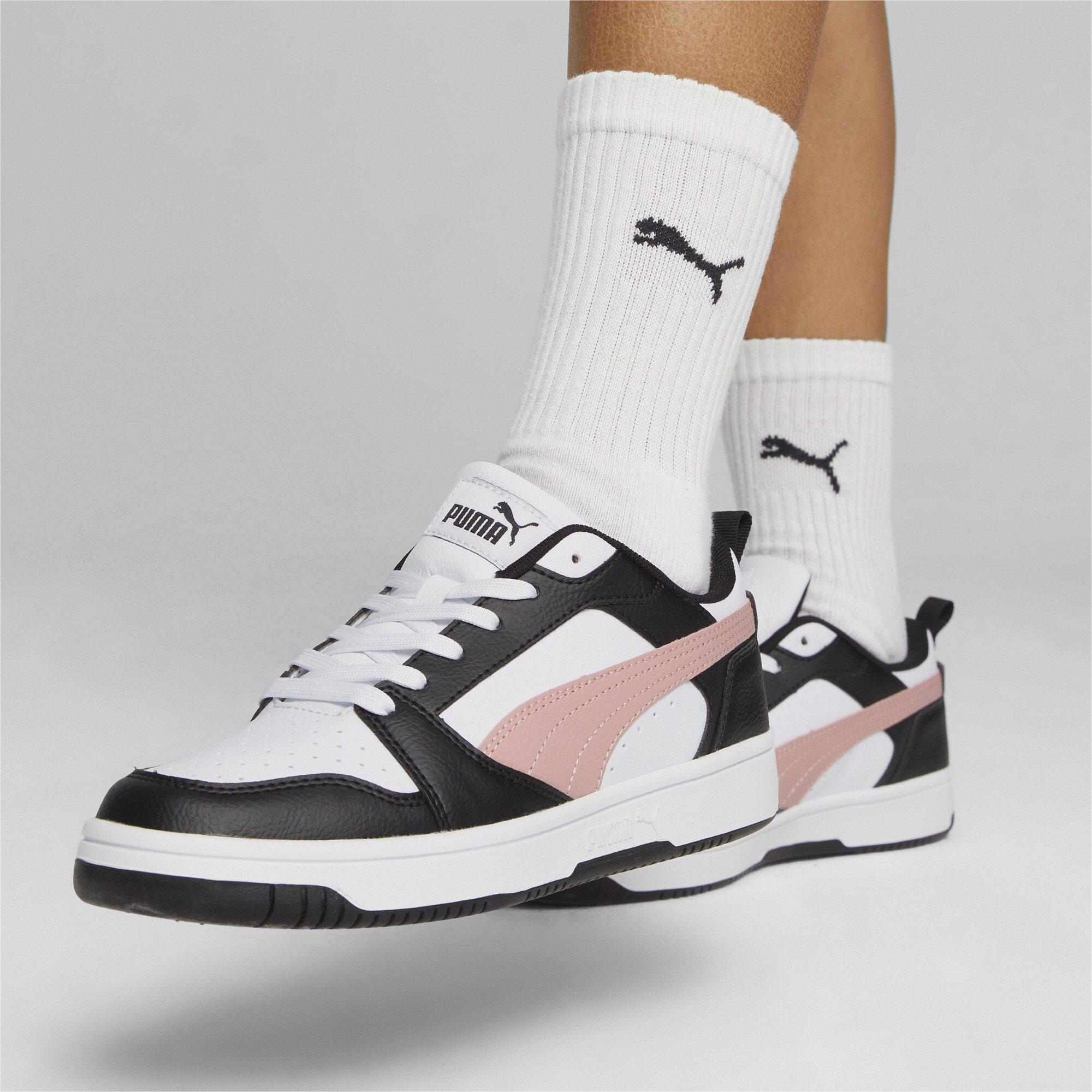 Wht/Blk/Pink - Puma - v6 Low - 7