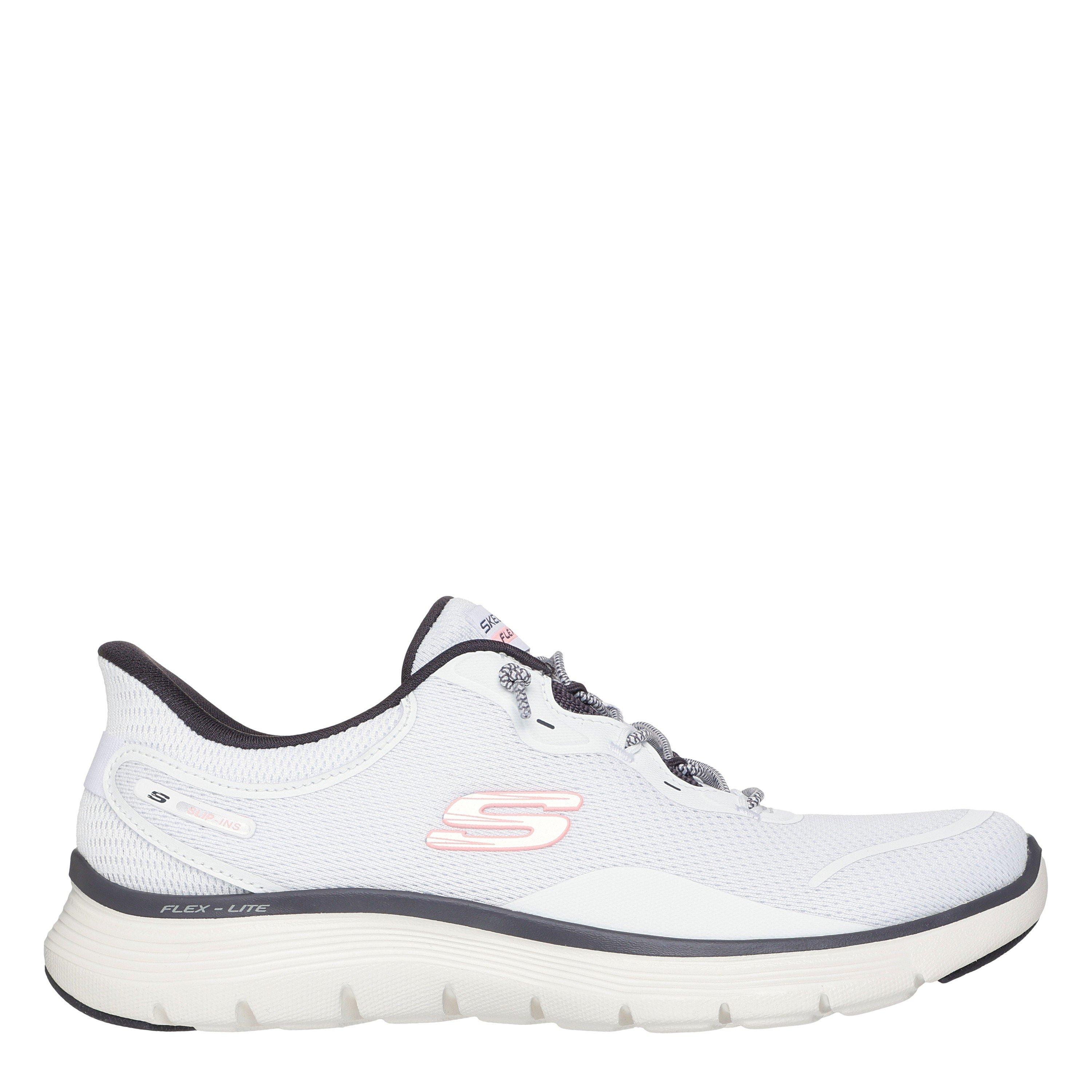 Skechers Women's Flex Appeal 5.0 Slip On Trainers - White - 8 (41)