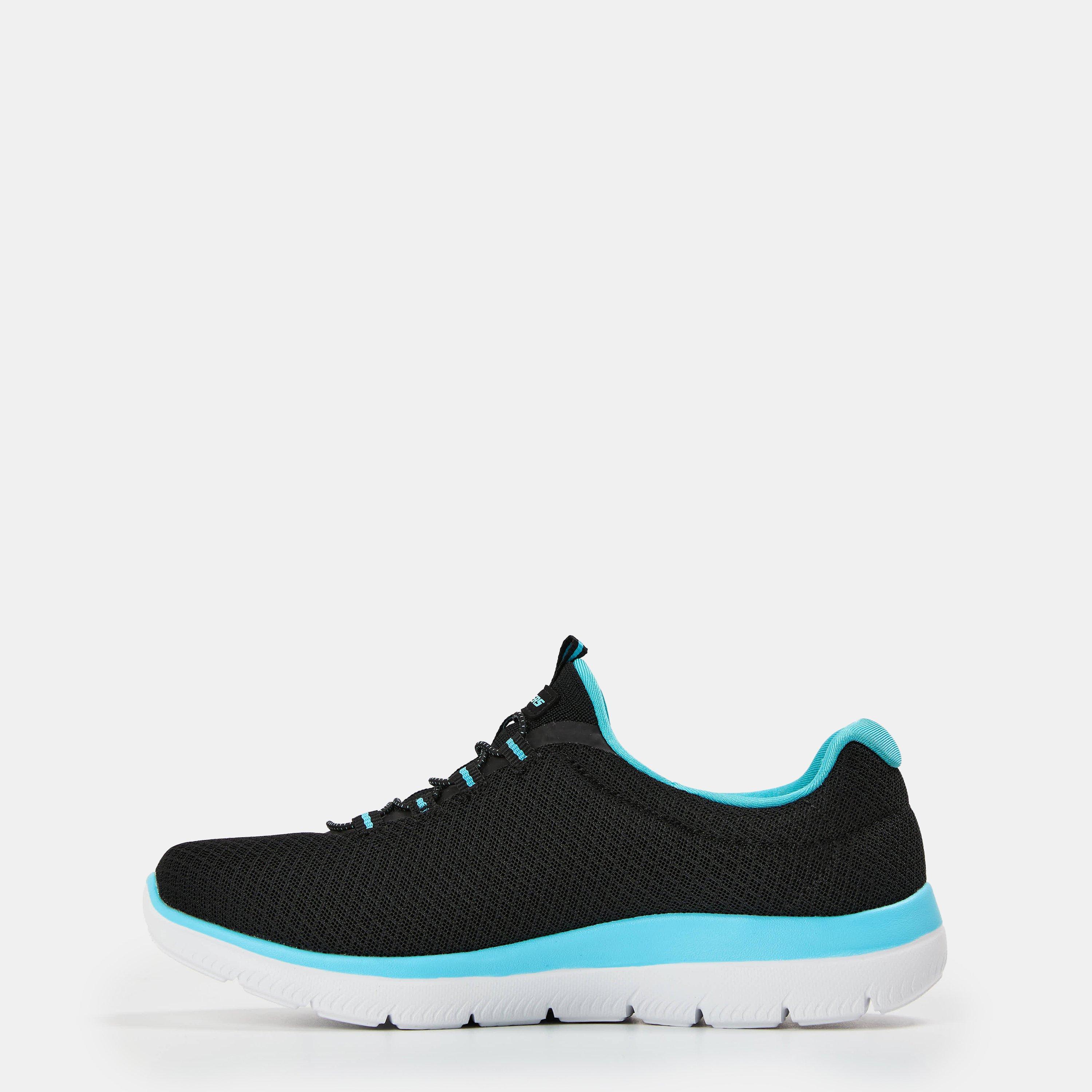 Preto/Turquesa - Skechers - Keepsakes Ice Angel Slip On Runners - 2