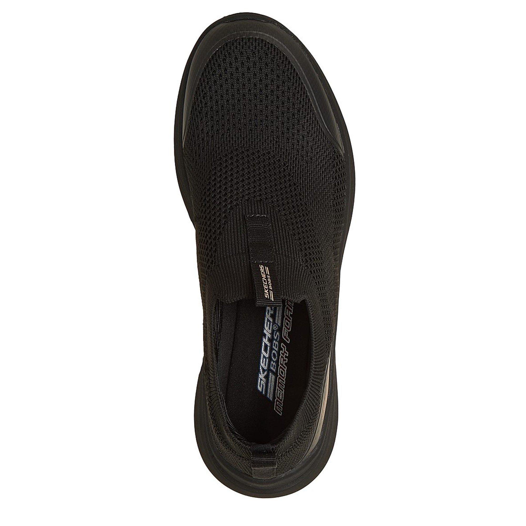 BLACK - Skechers - Women's Bob Moda Flex Slip On Trainers - 5