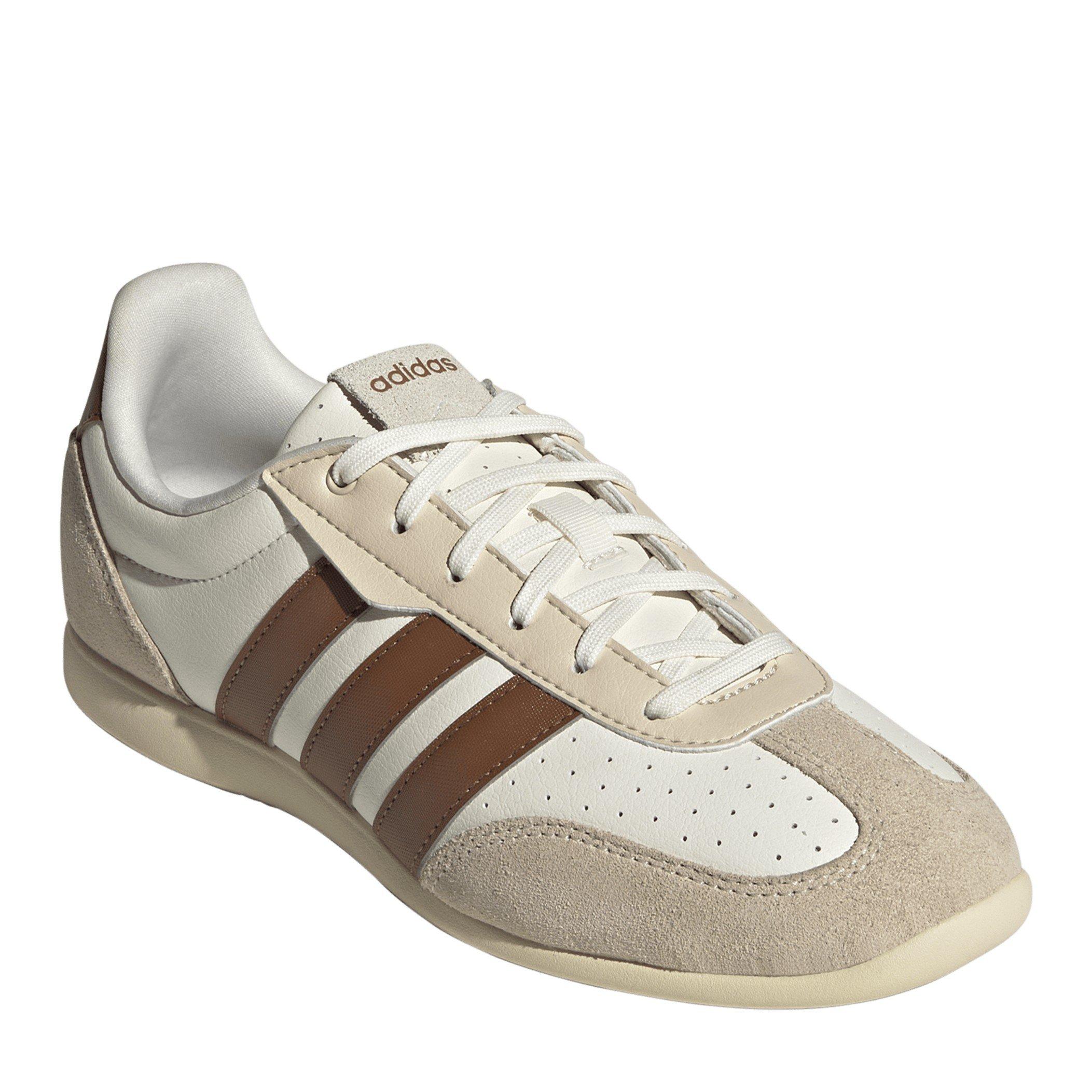 Off White/Brown - adidas - Women's Low-Top Trainers - 3