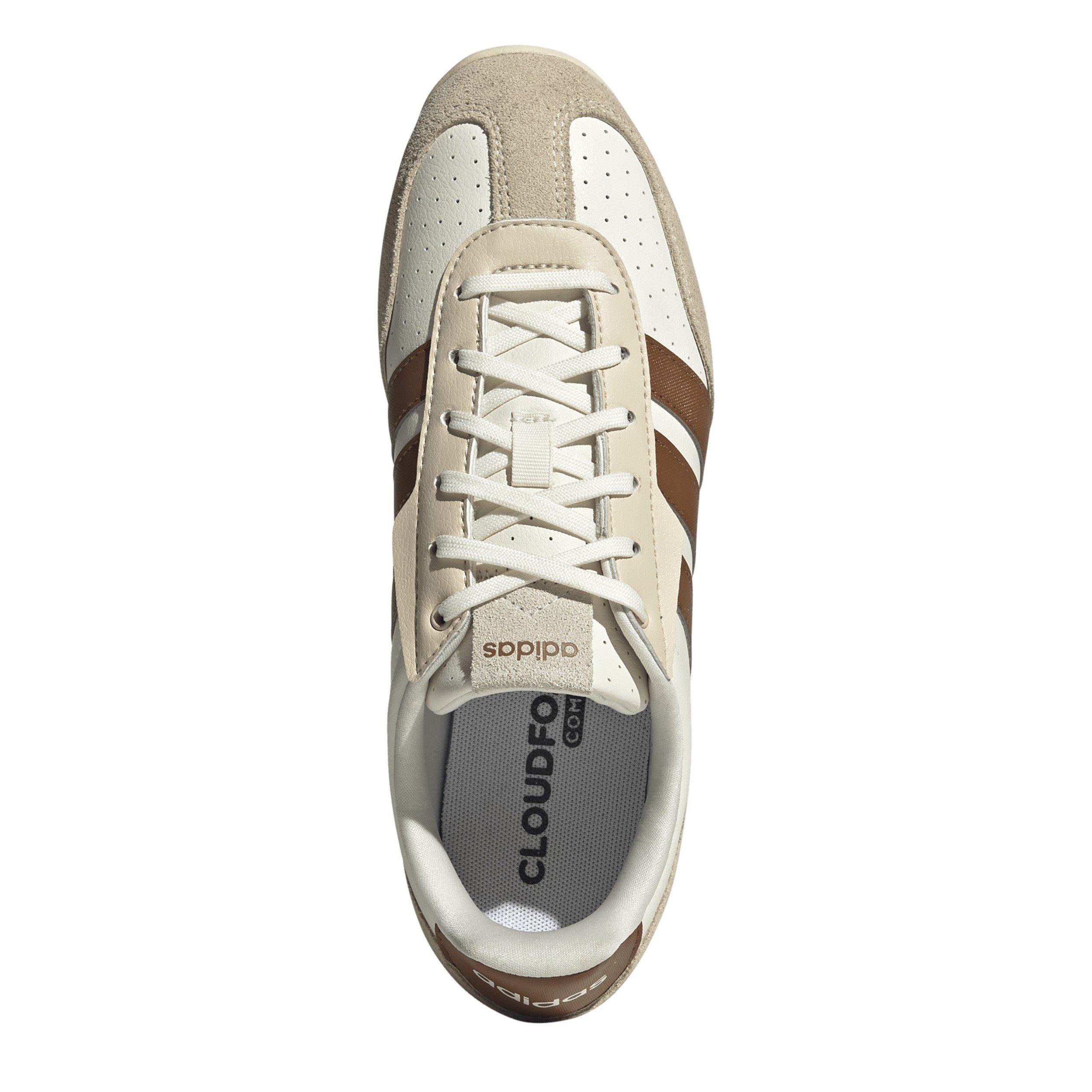 Off White/Brown - adidas - Women's Low-Top Trainers - 5