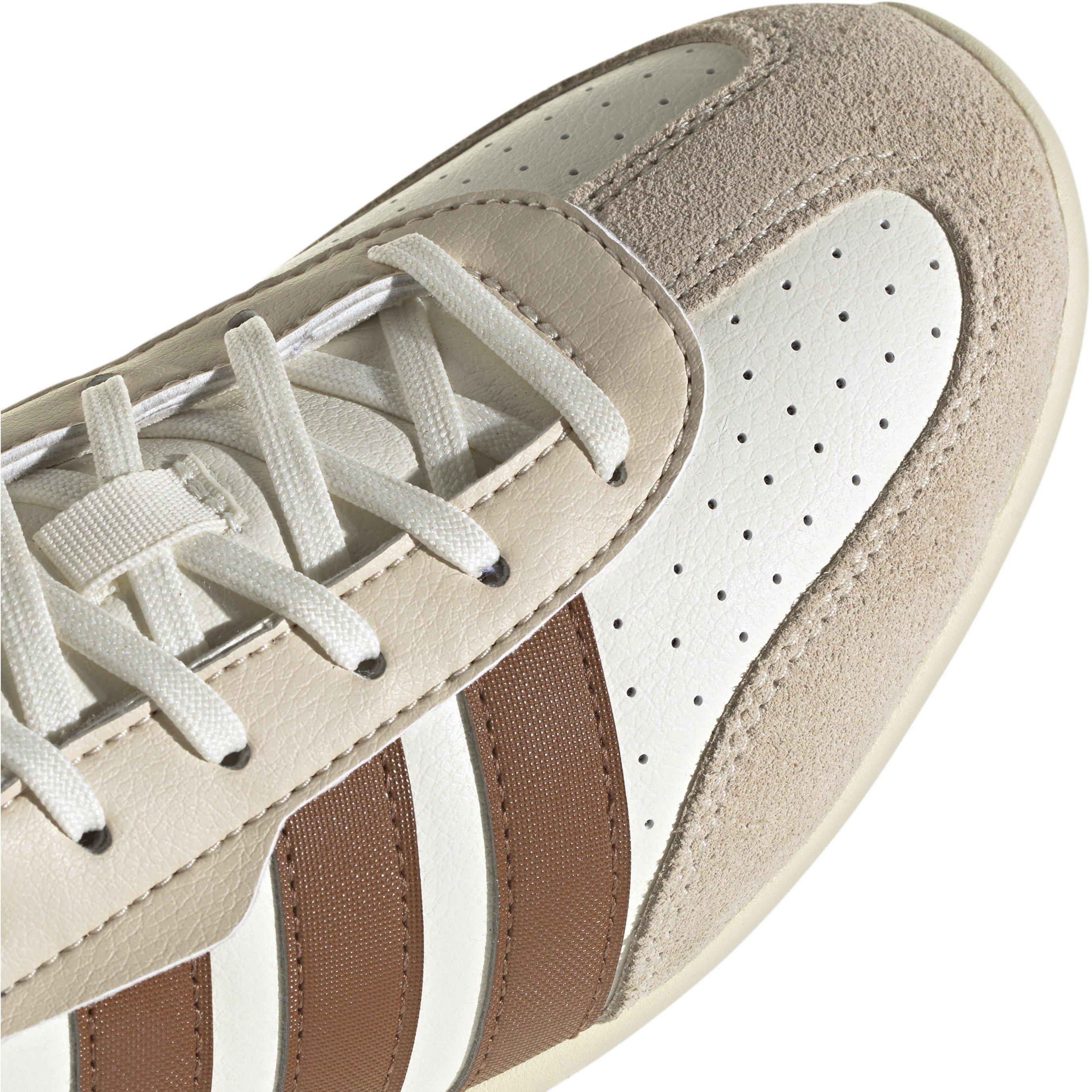 Off White/Brown - adidas - Women's Low-Top Trainers - 8