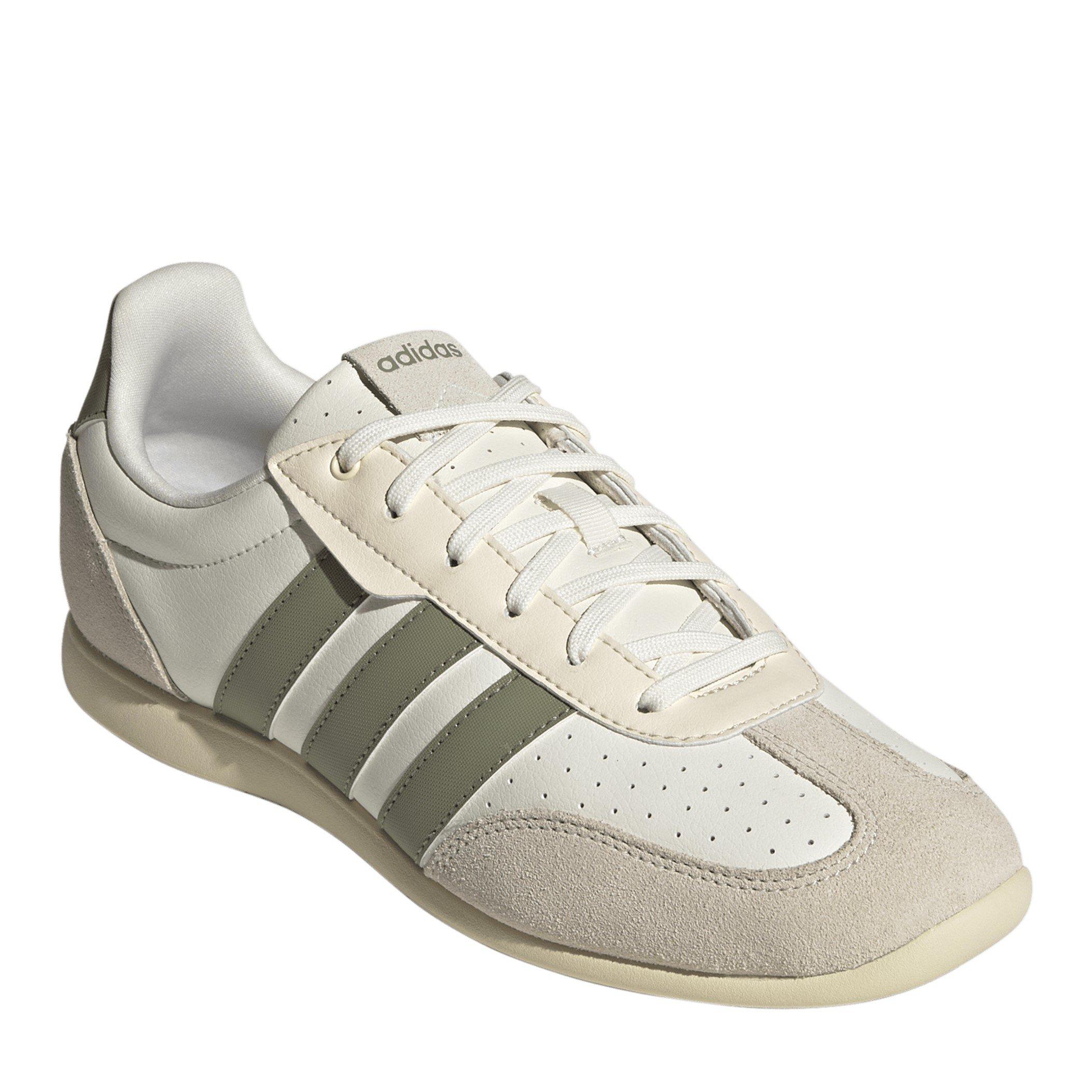 Off White/Green - adidas - Women's Low-Top Trainers - 3
