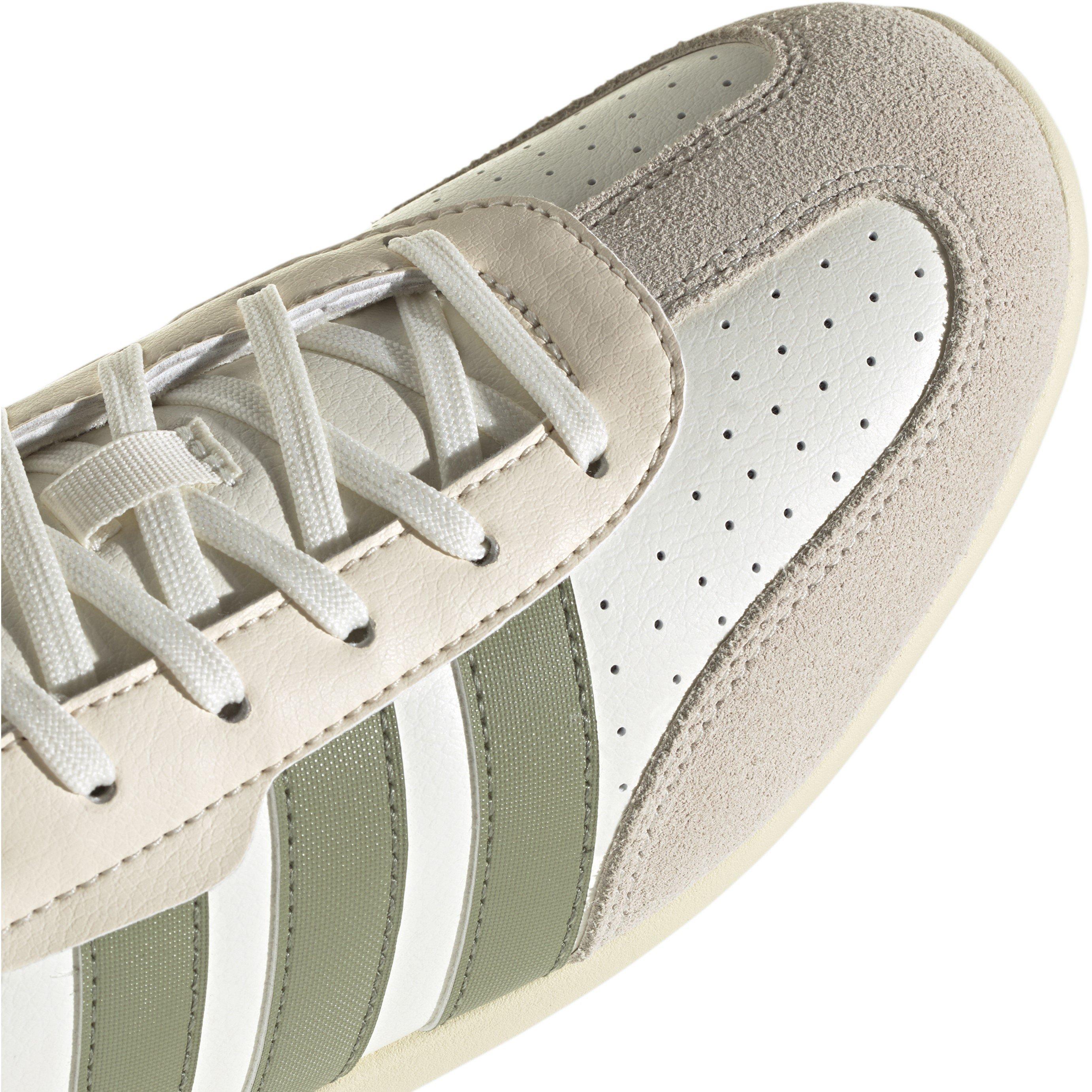 Off White/Green - adidas - Women's Low-Top Trainers - 8